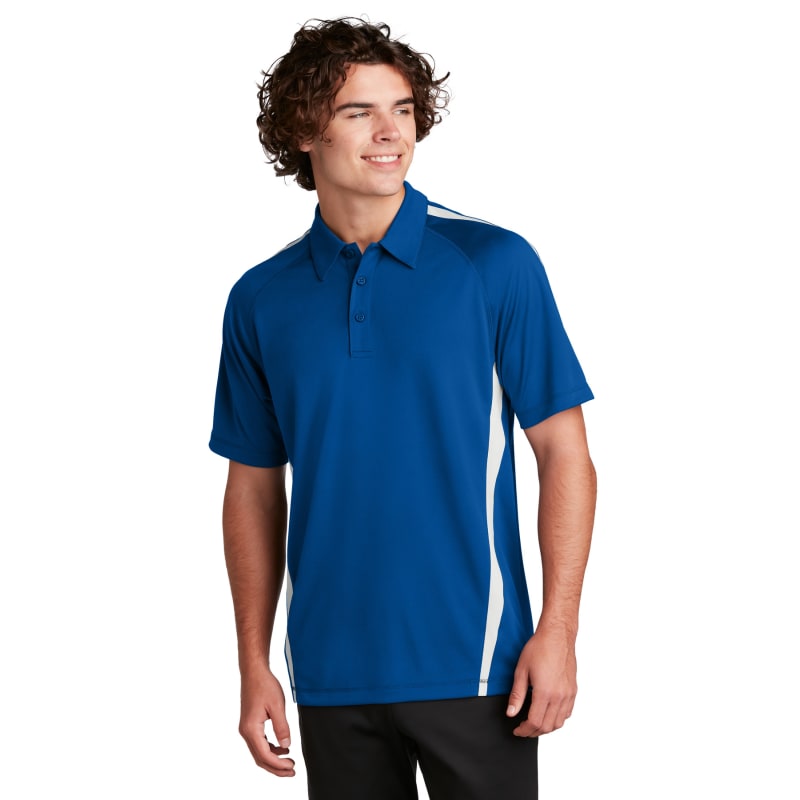 Sport-Tek PosiCharge Micro-Mesh Colorblock Polo. 31