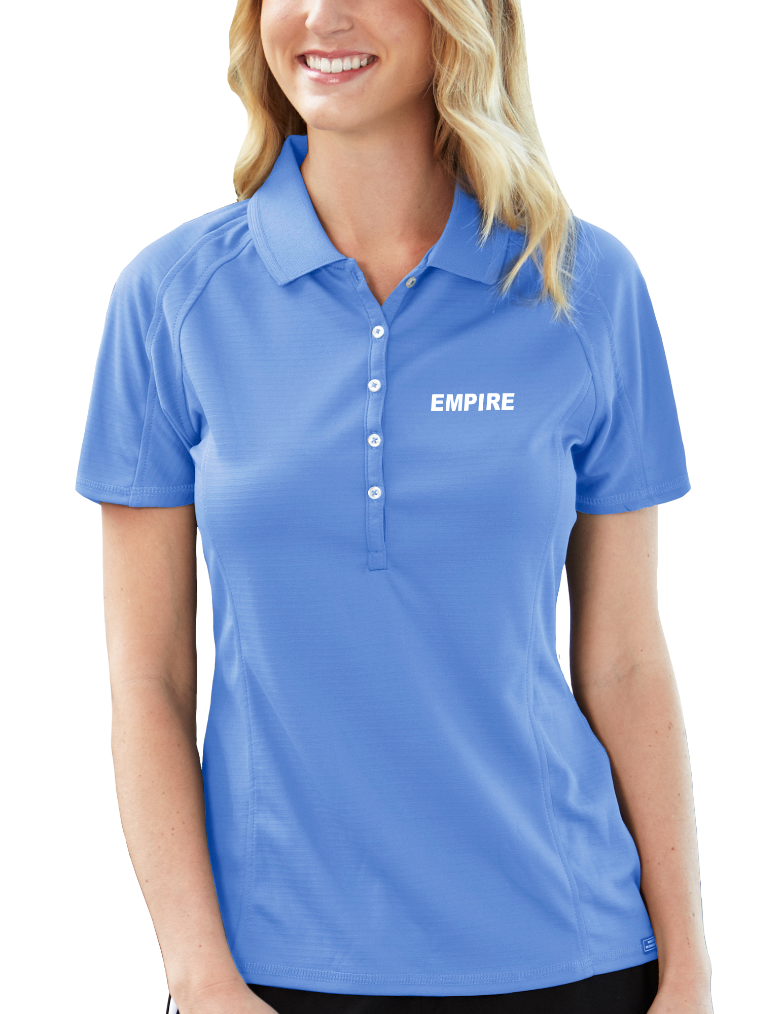 Ladies' Empire Ottoman Solid Polo Shirt 5
