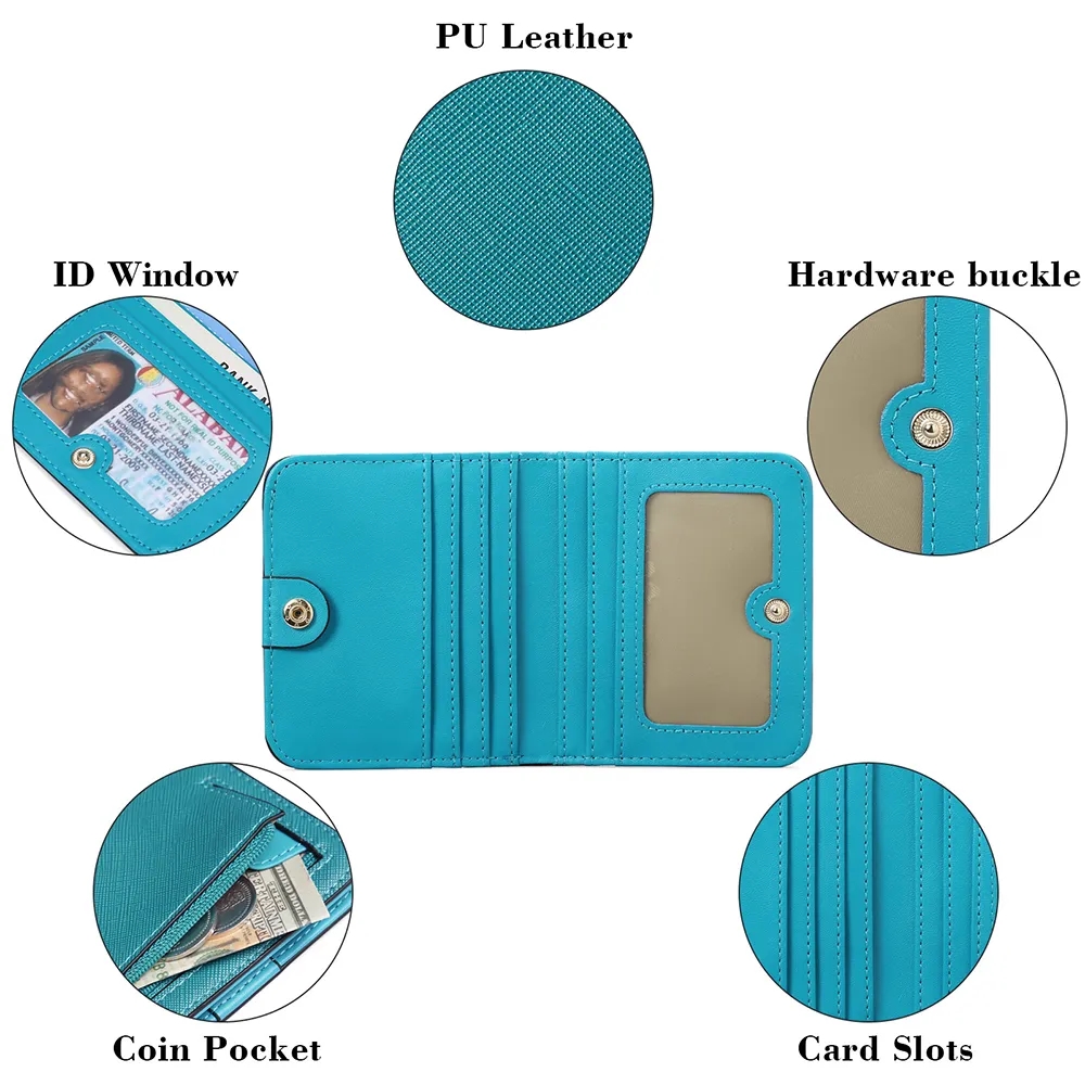 Rfid Blocking Compact Leather Pocket Wallet 4