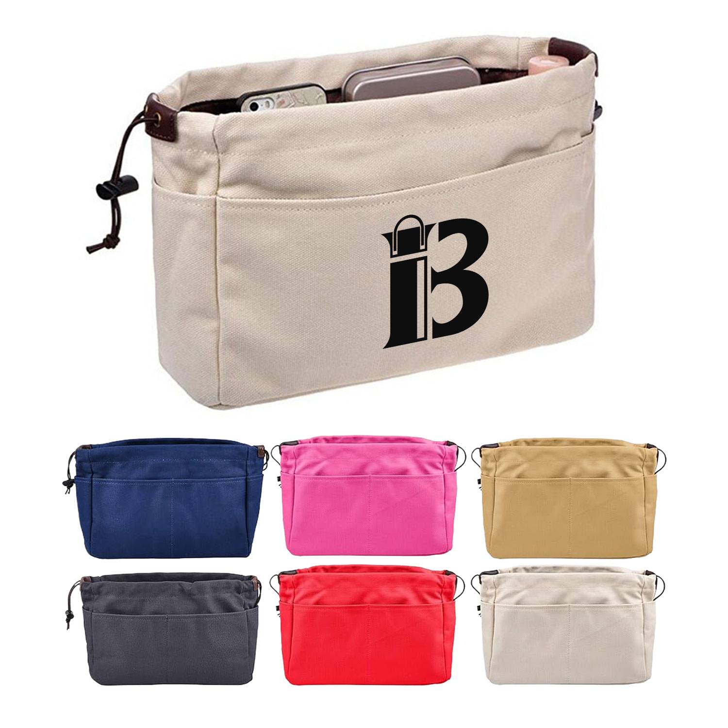 Large capacity practical style canvas bag 4