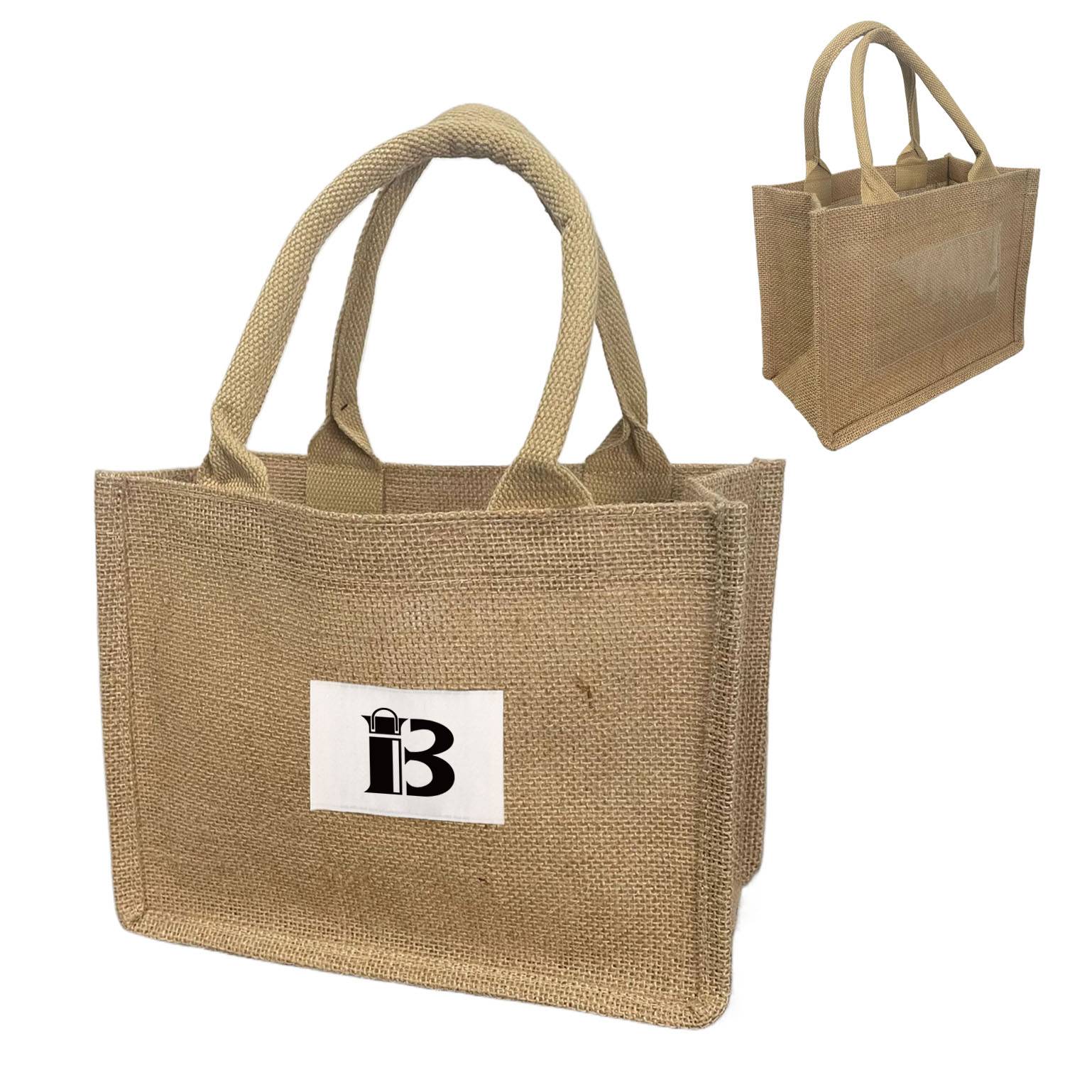 Linen Tote Bag, custom tote bag with logo imprint 2