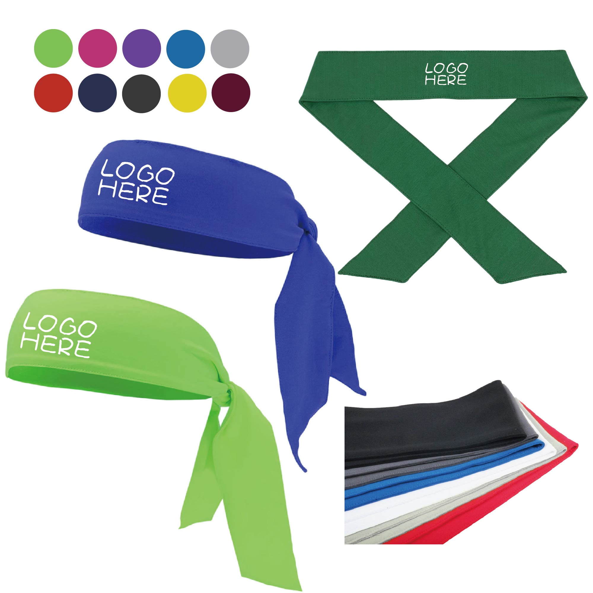 Breathable Cooling Double-Sided Sports Headband 3