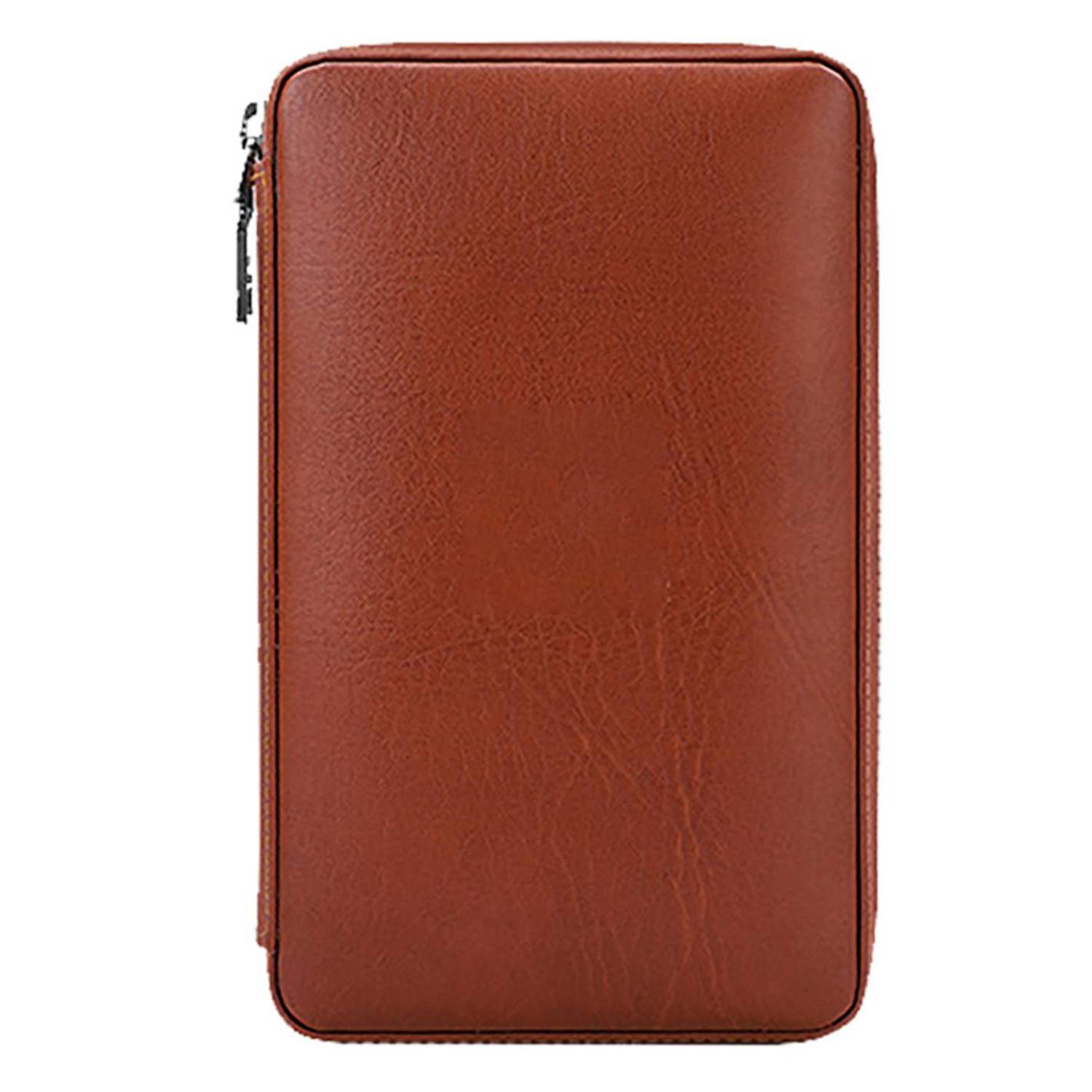 Cedar Wood PU Leather Cigar Humido Case 2