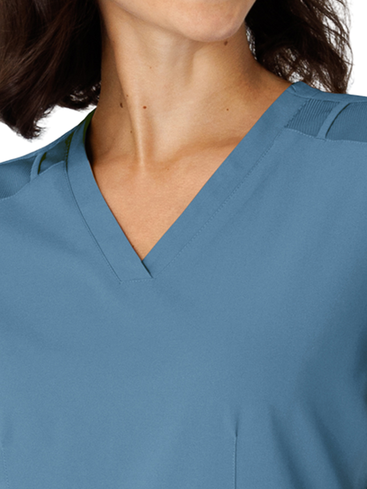 Wink - W123 - Women's Flex-n-Reach Side Panel V-Neck Top 43
