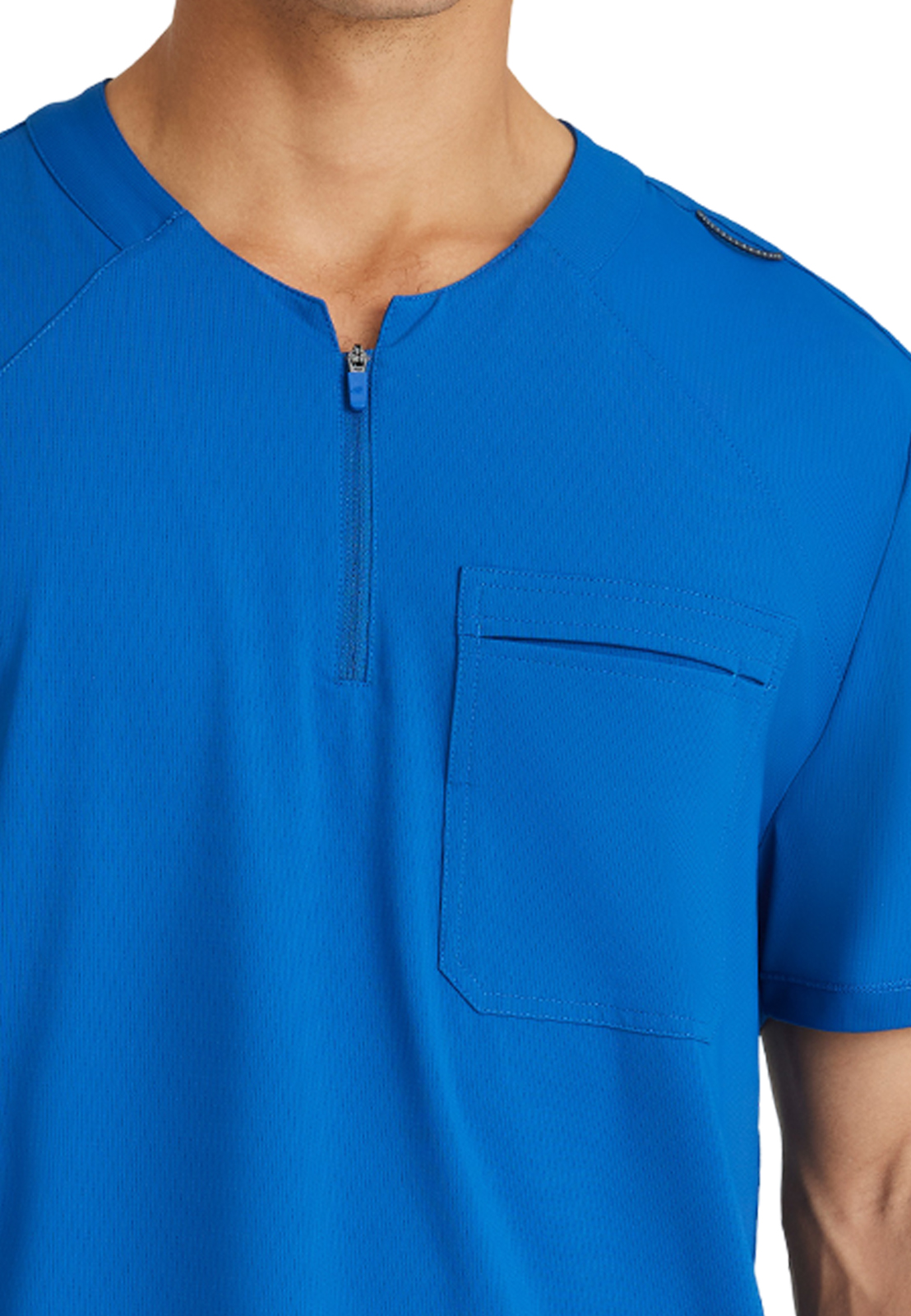 Skechers Slip-Ins - Men's One-Pocket Curved Neck Flex Scrub Top 27