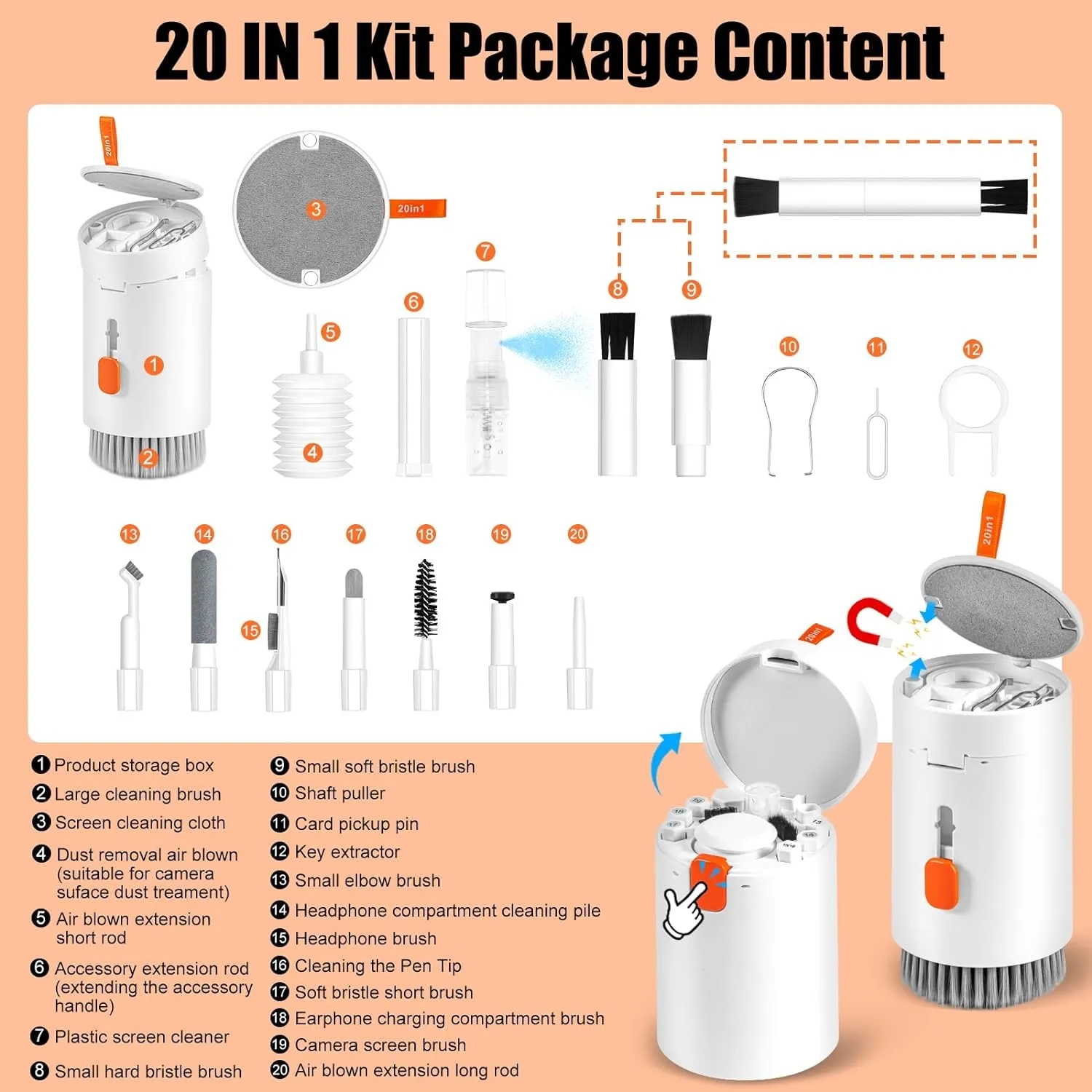 20 in 1 Keyboard Screen Cleaner Kit 3