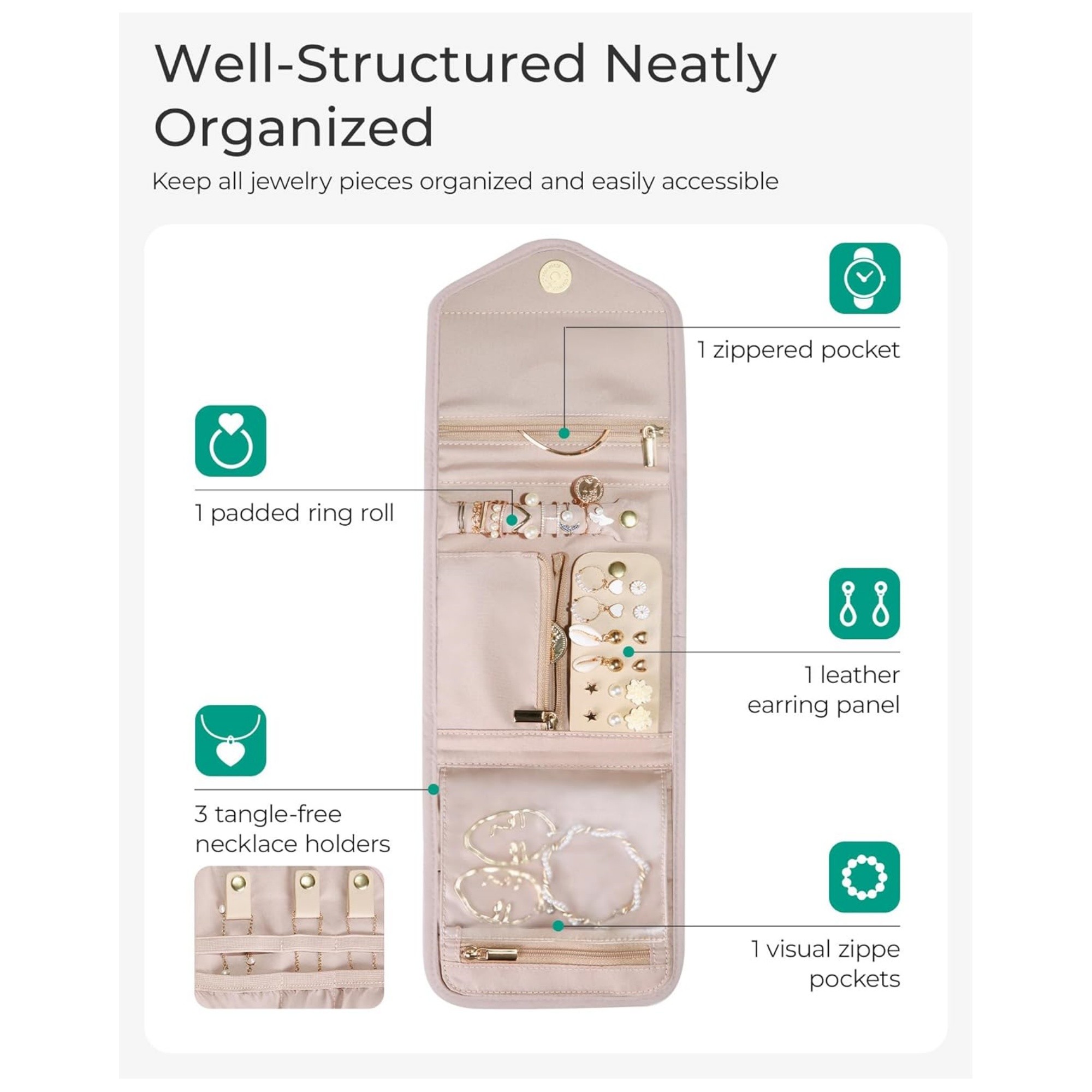 Travel Jewelry Organizer 2