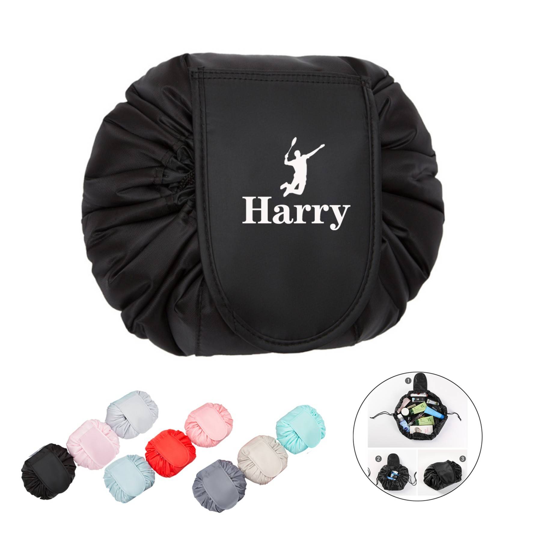 Portable Travel Drawstring Cosmetic Bag 2