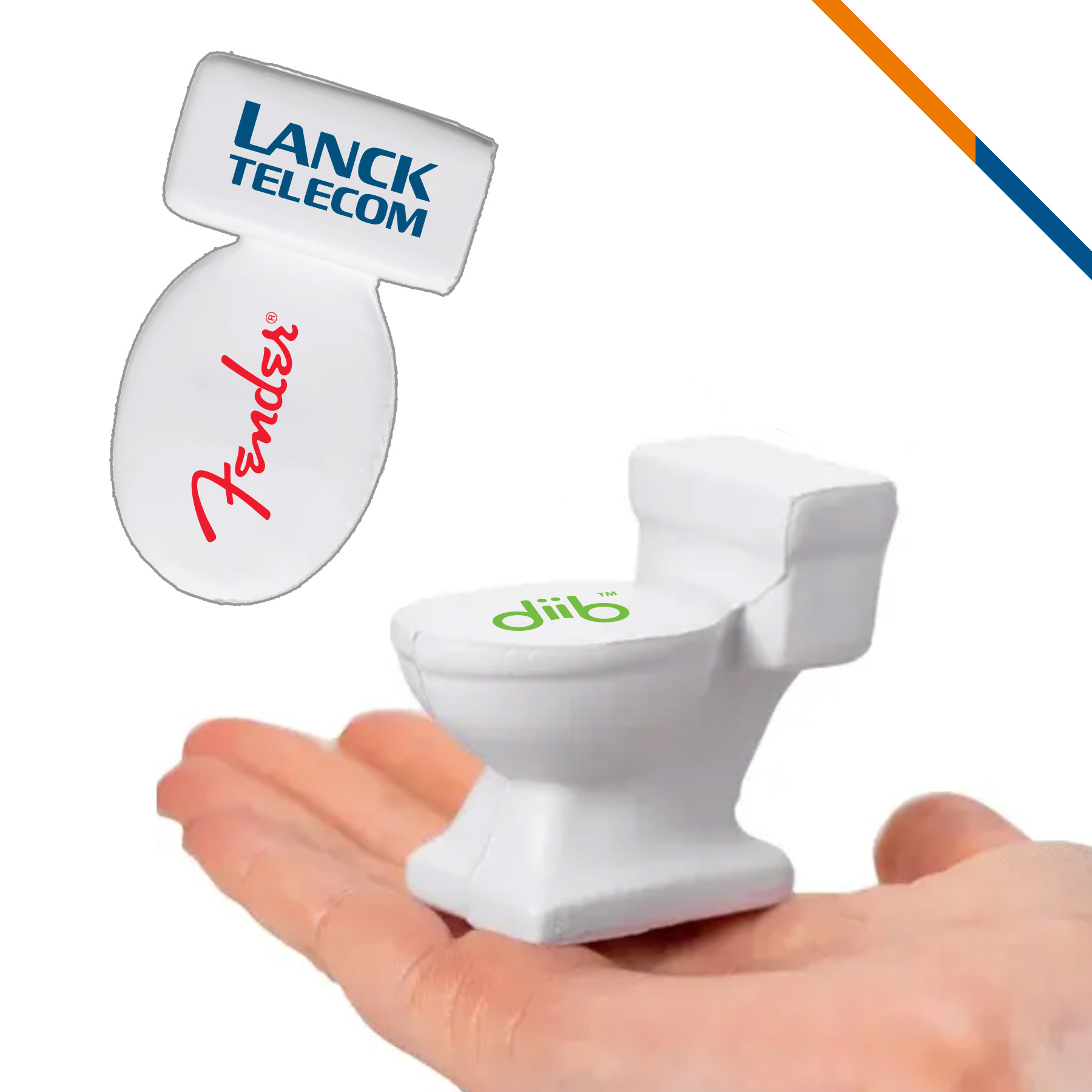 Della Toilet Bowl Stress Ball 1