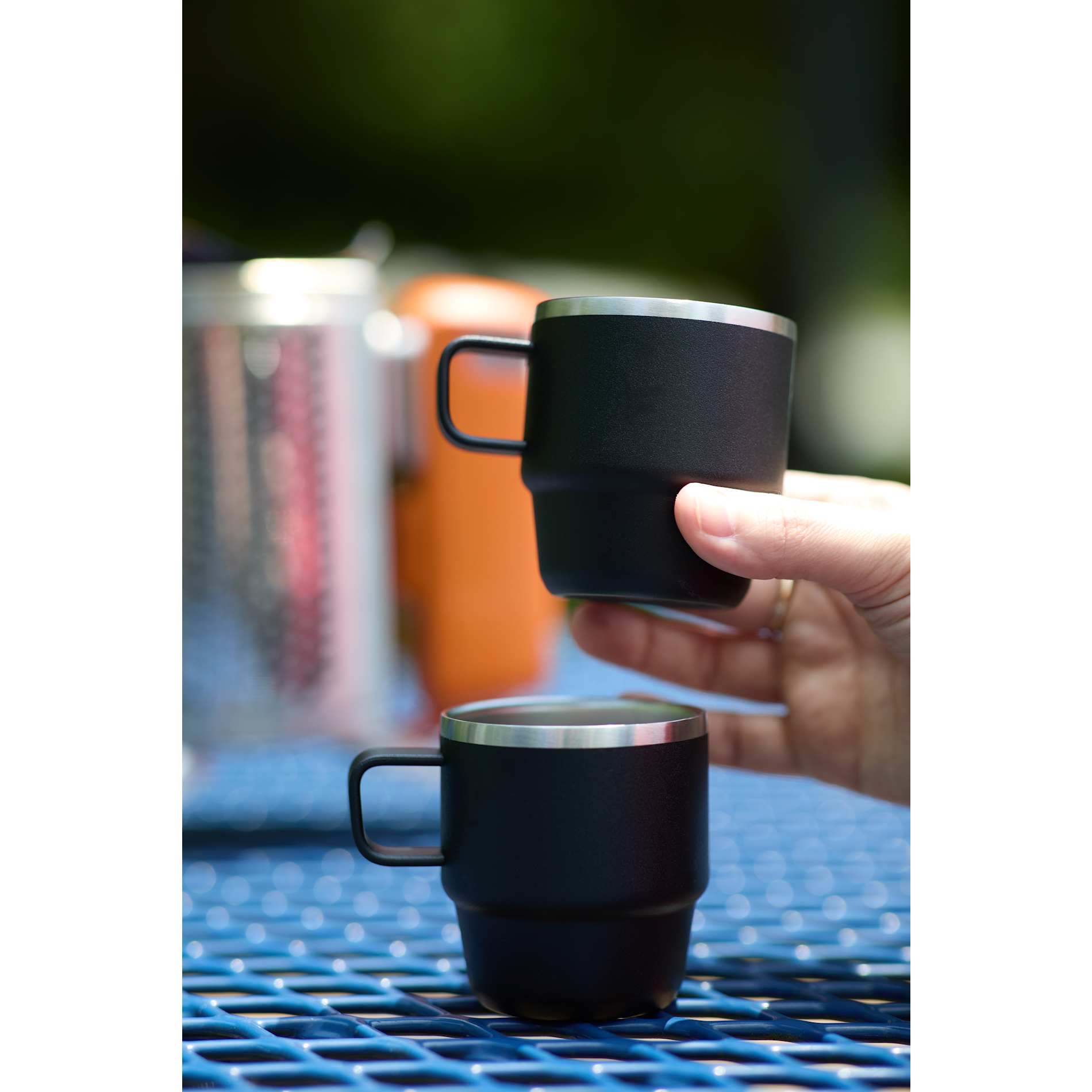 Doppio Stackable Recycled Mug Set 6oz 23