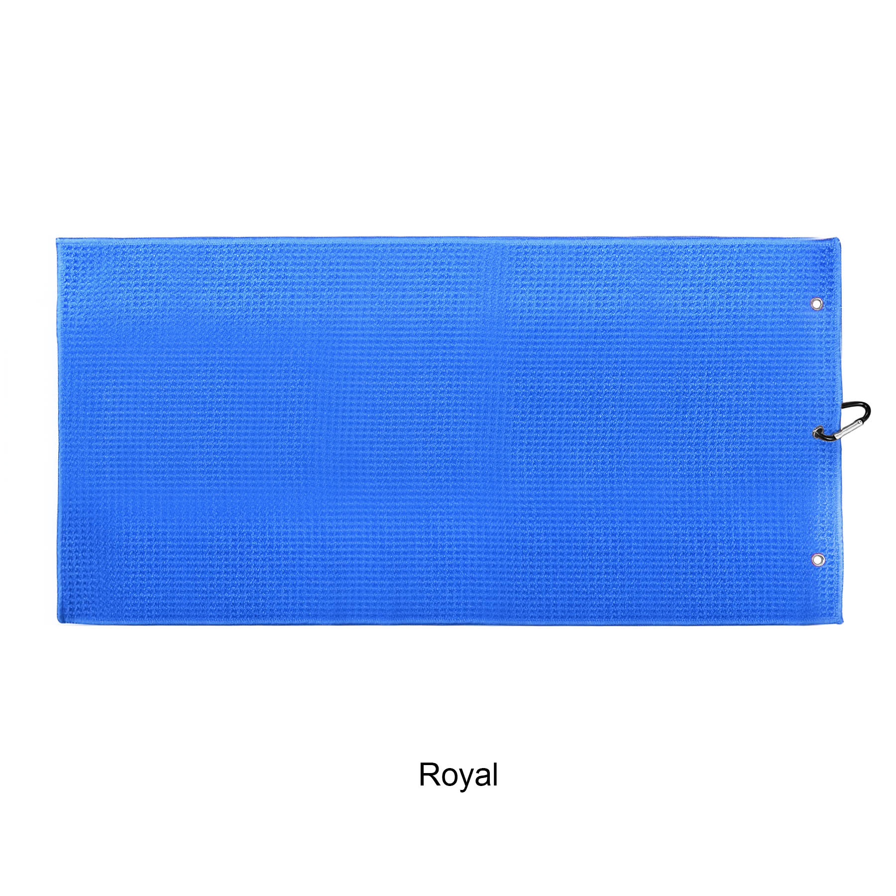 Microfiber Waffle Two-fold Golf Towel w/ Carabiners Clip 12" x 24" 22