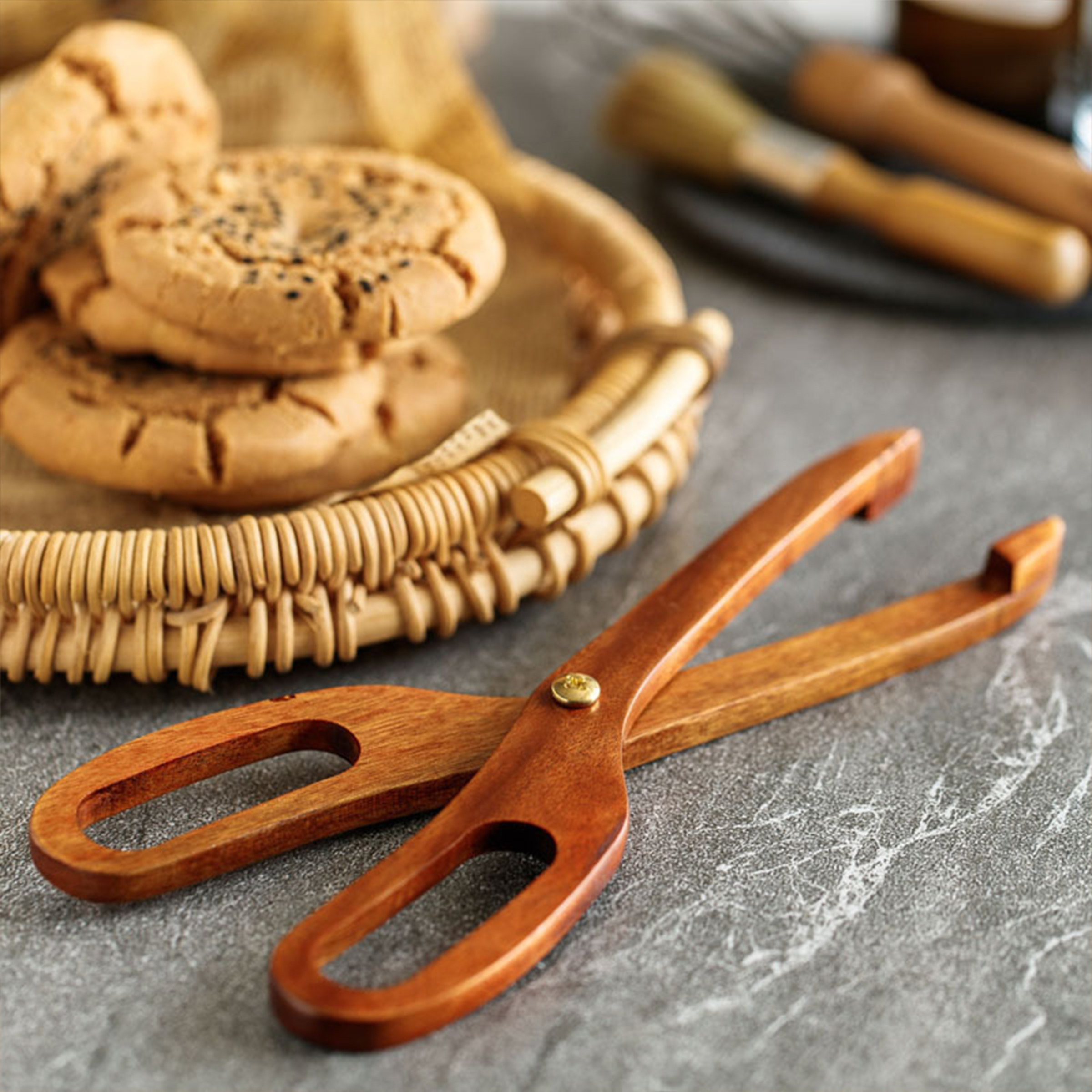 Wood Baking Bread And Cake Toppers 10
