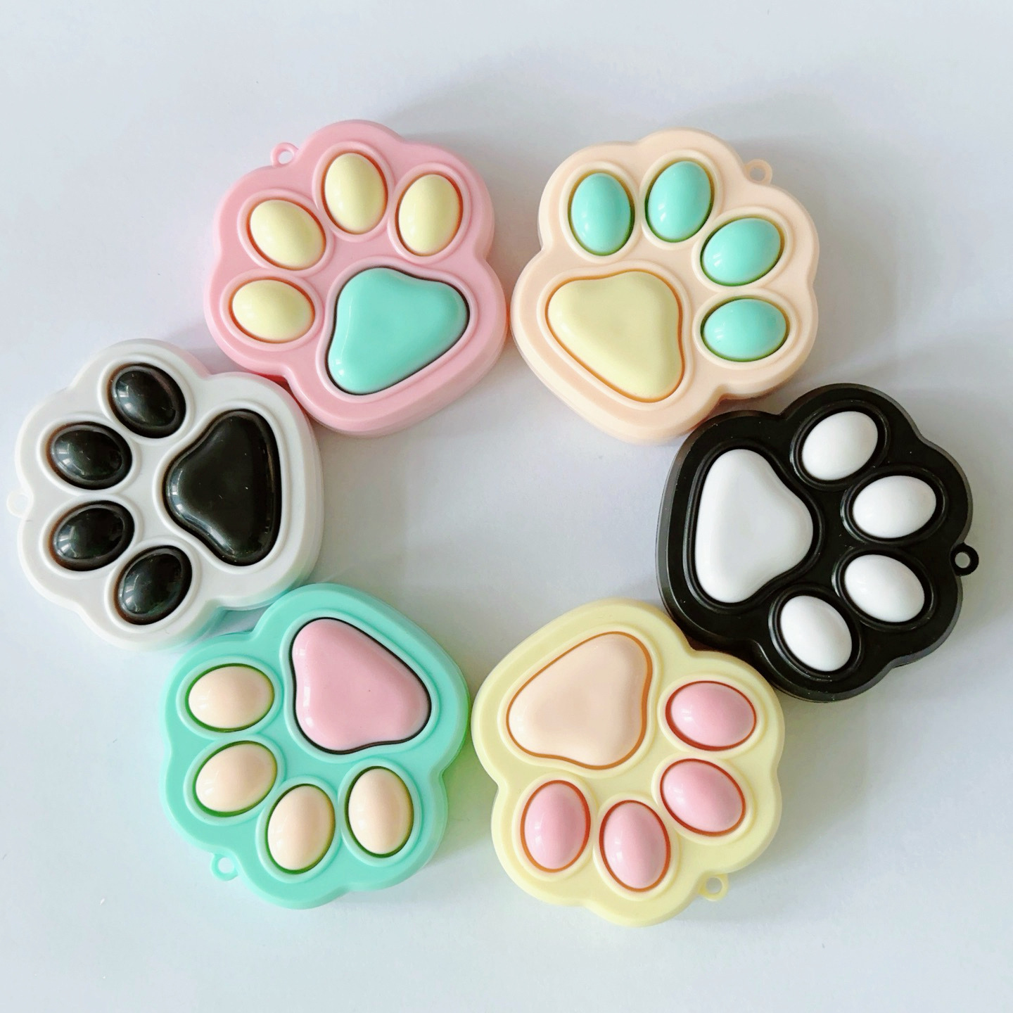 Cat Paw Keychain Fidget Keychain 8