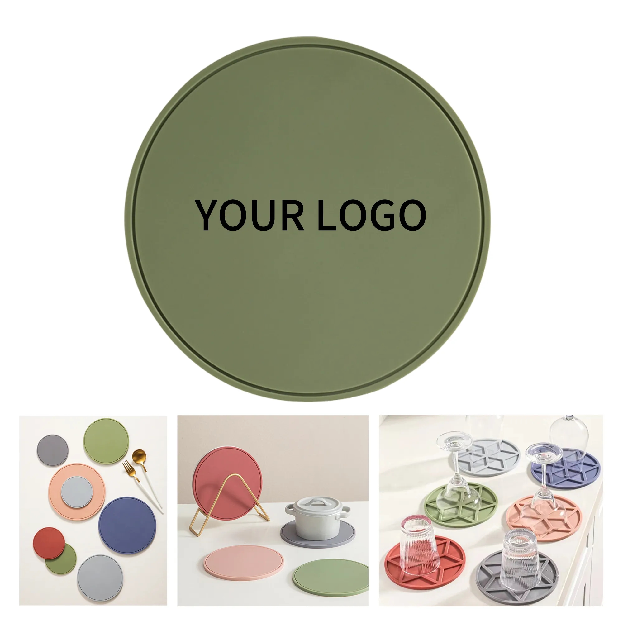 Silicone Temperature Resistant Round Heat Insulation Pad 2