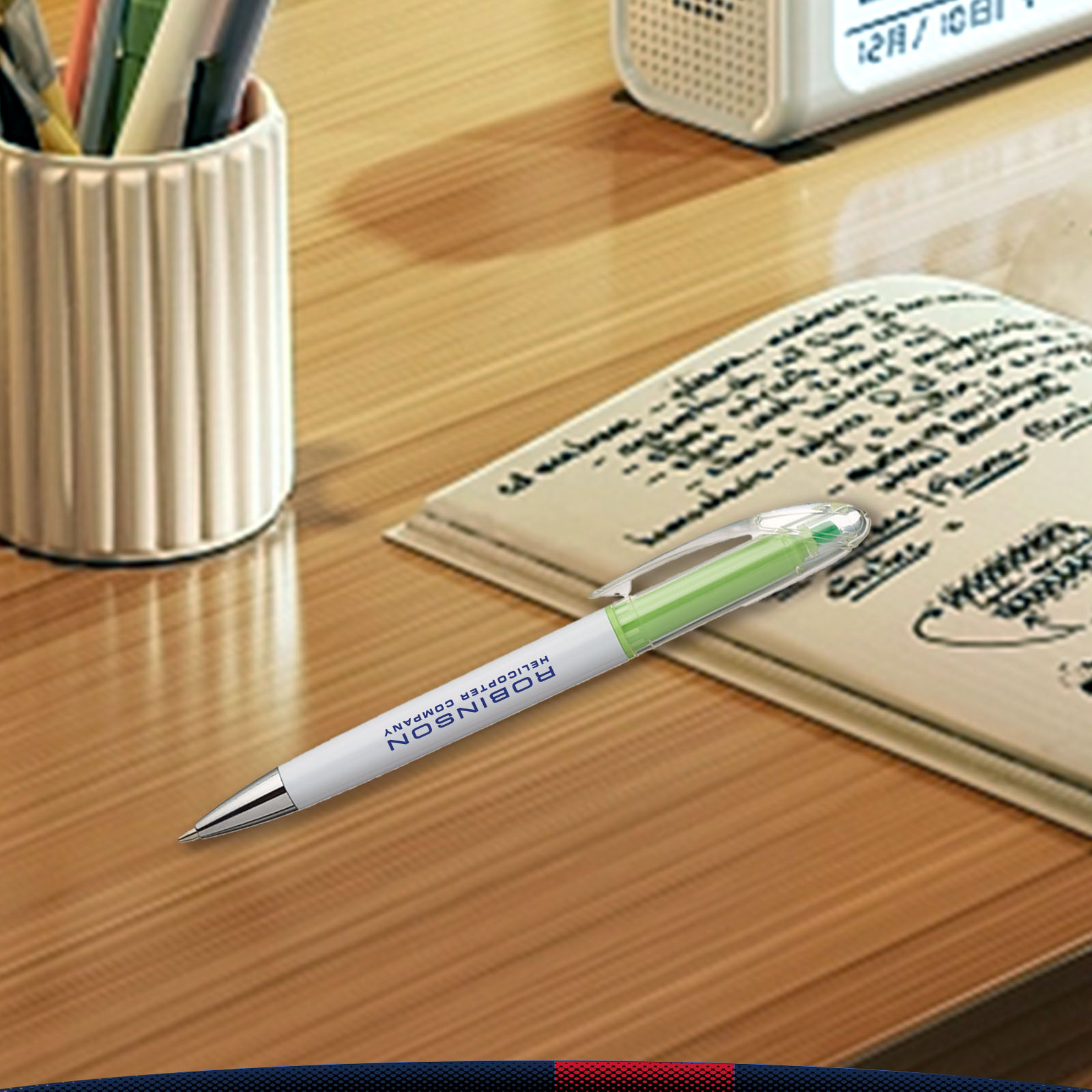 Jazeo 2in1 Ball Point Pen with Highlighter 7