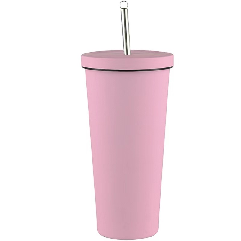 24 Oz. Stainless Steel Tumbler with Straw 5