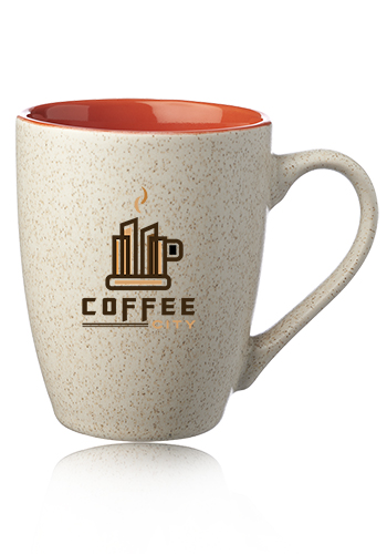 10 oz. Sesame Speckled Dual-Tone Coffee Mugs 13