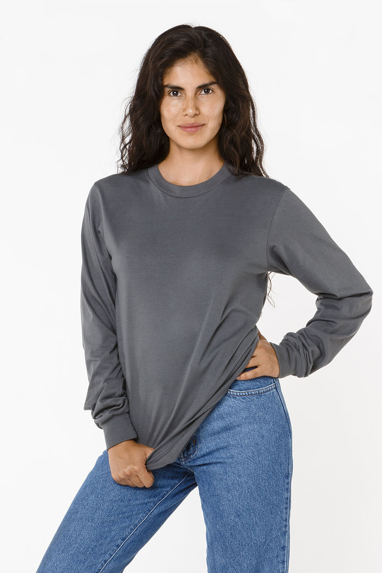4.3 OZ FINE JERSEY L/S CREWNECK 11