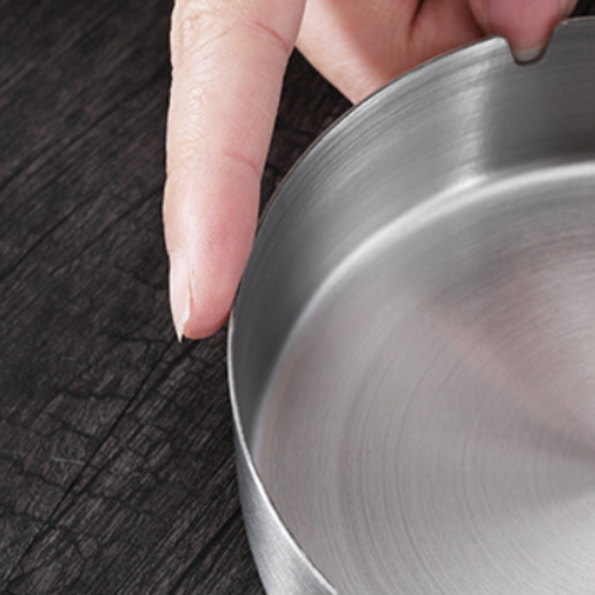 Stainless steel commercial minimalist advertising  ashtray 9