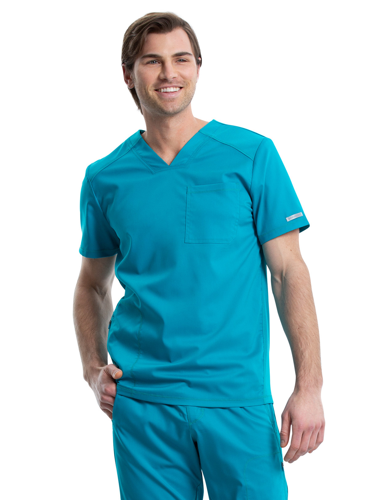 Cherokee - Workwear Revolution - Men's 2-Pocket V-Neck Top 22