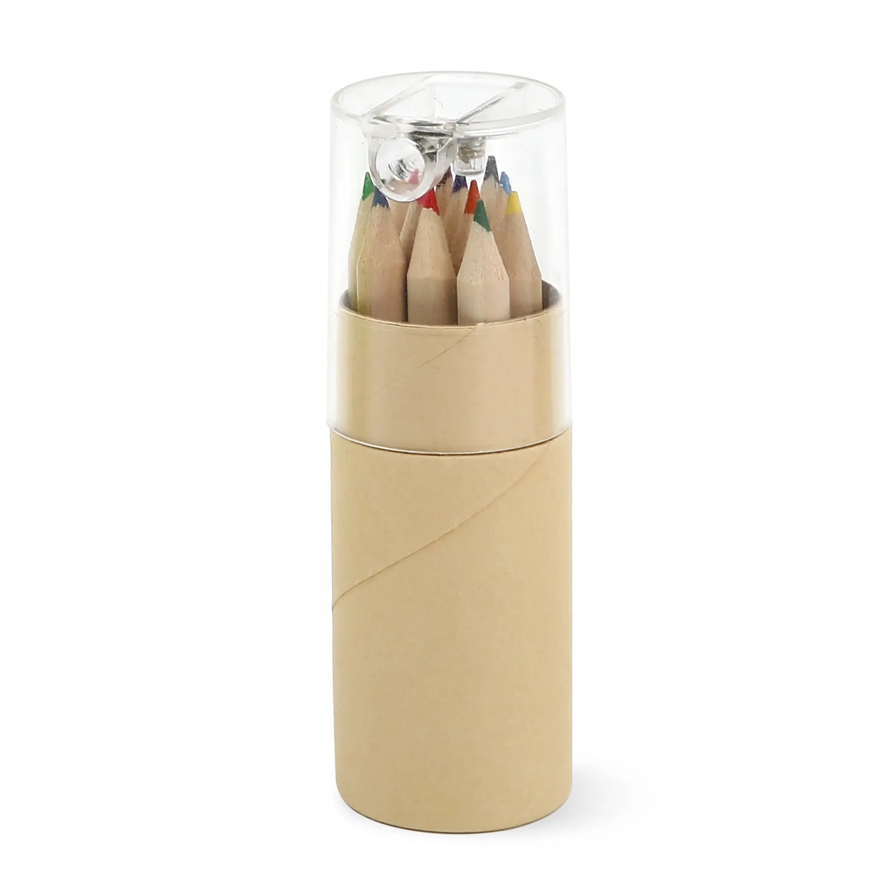 12 Color Pencil in Tube W/Sharpener 3