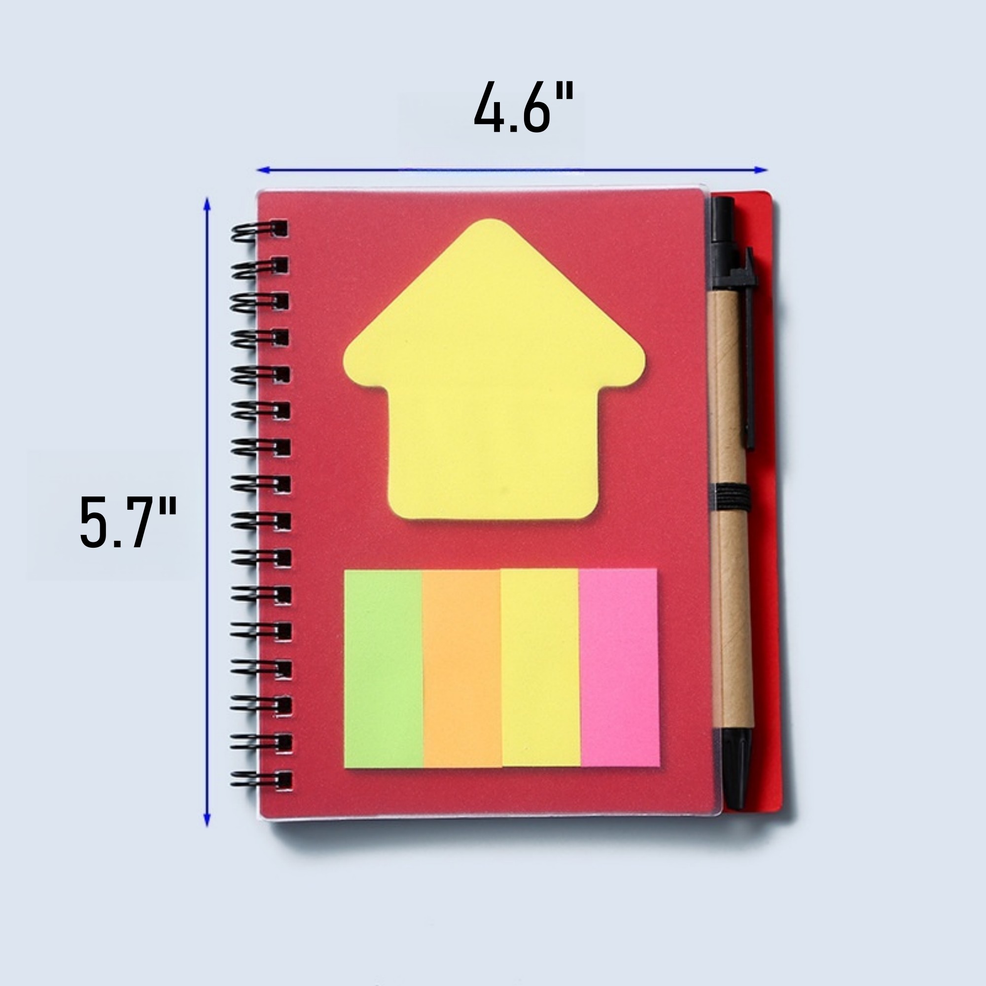 Spiral Notepads With Pen Holder 4