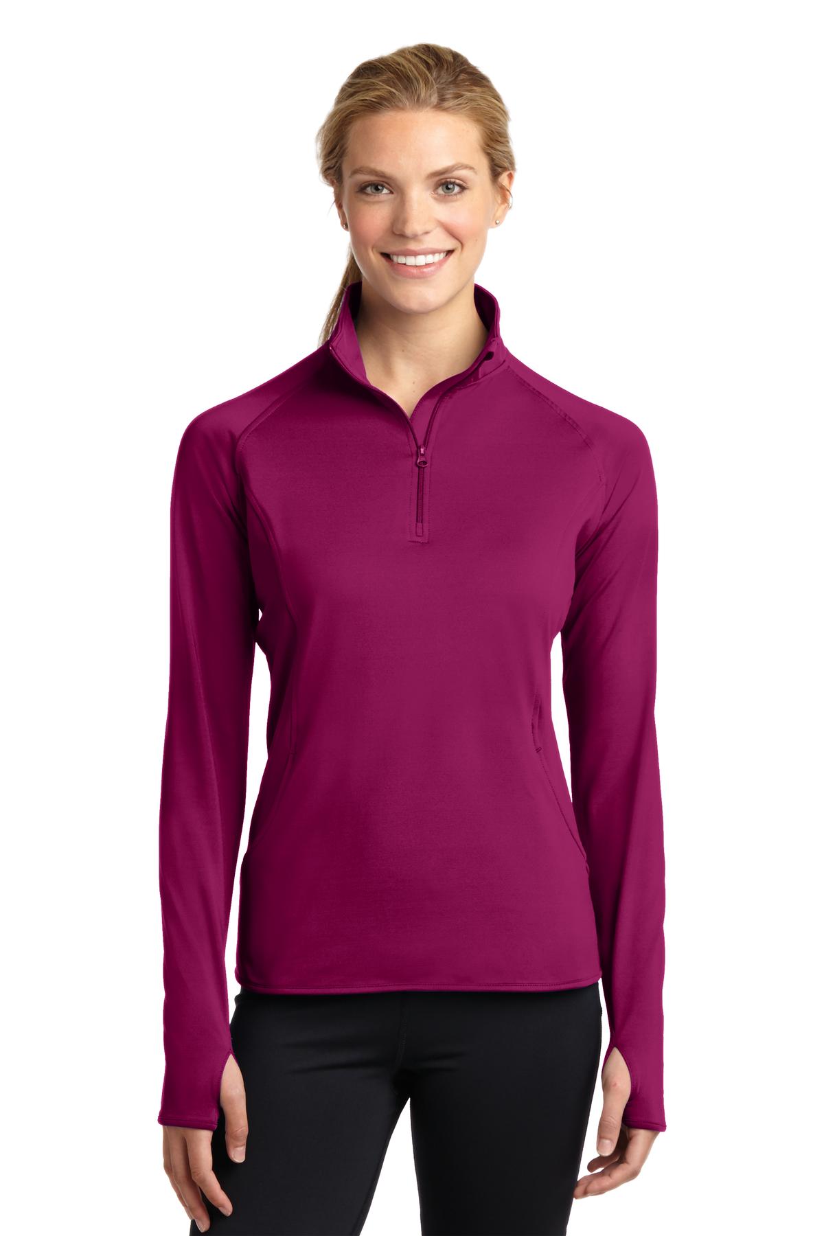 Sport-Tek® Women's Sport-Wick Stretch 1/4-Zip Pullover 62