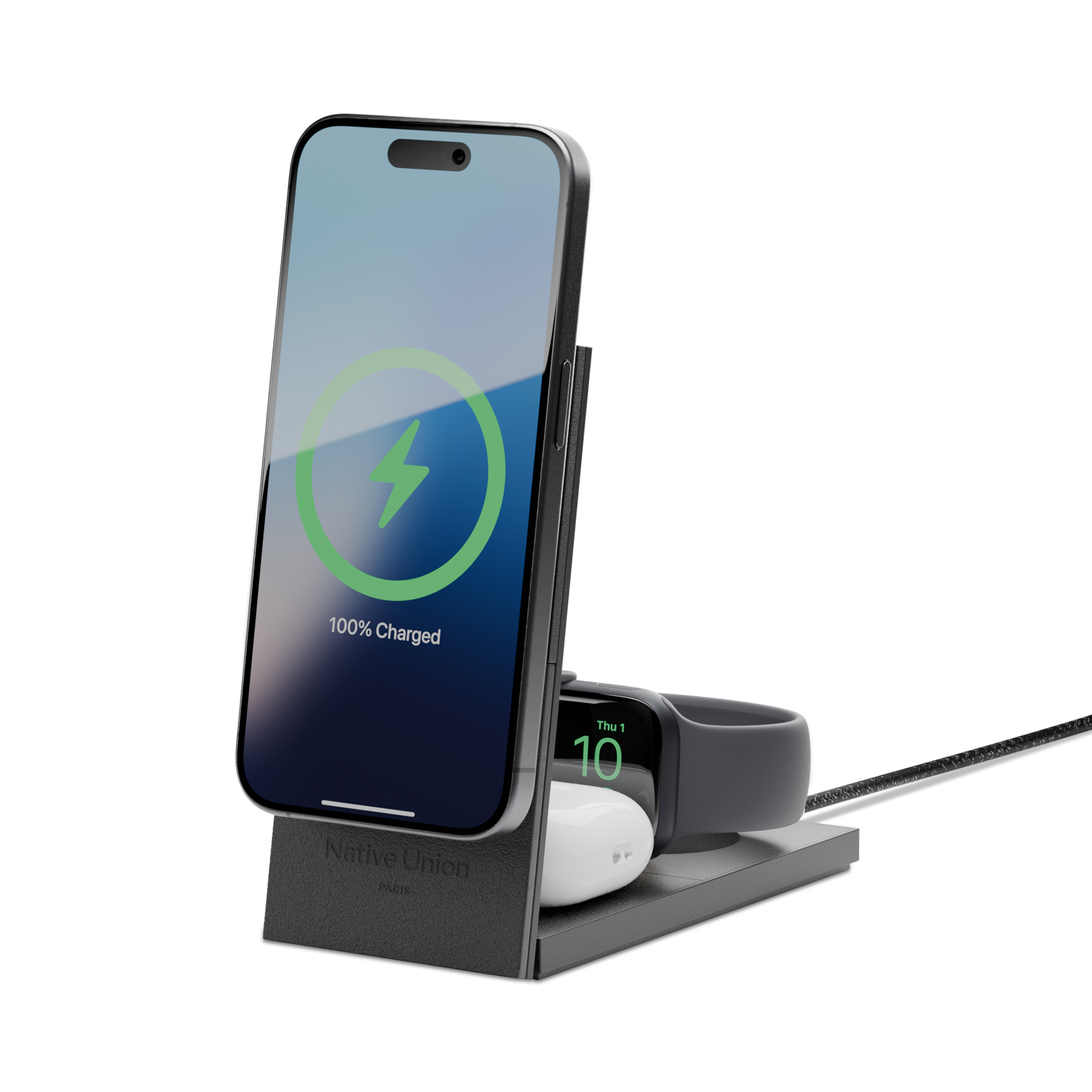 Native Union Rise 3-IN-1 Qi2 Wireless Charger 13
