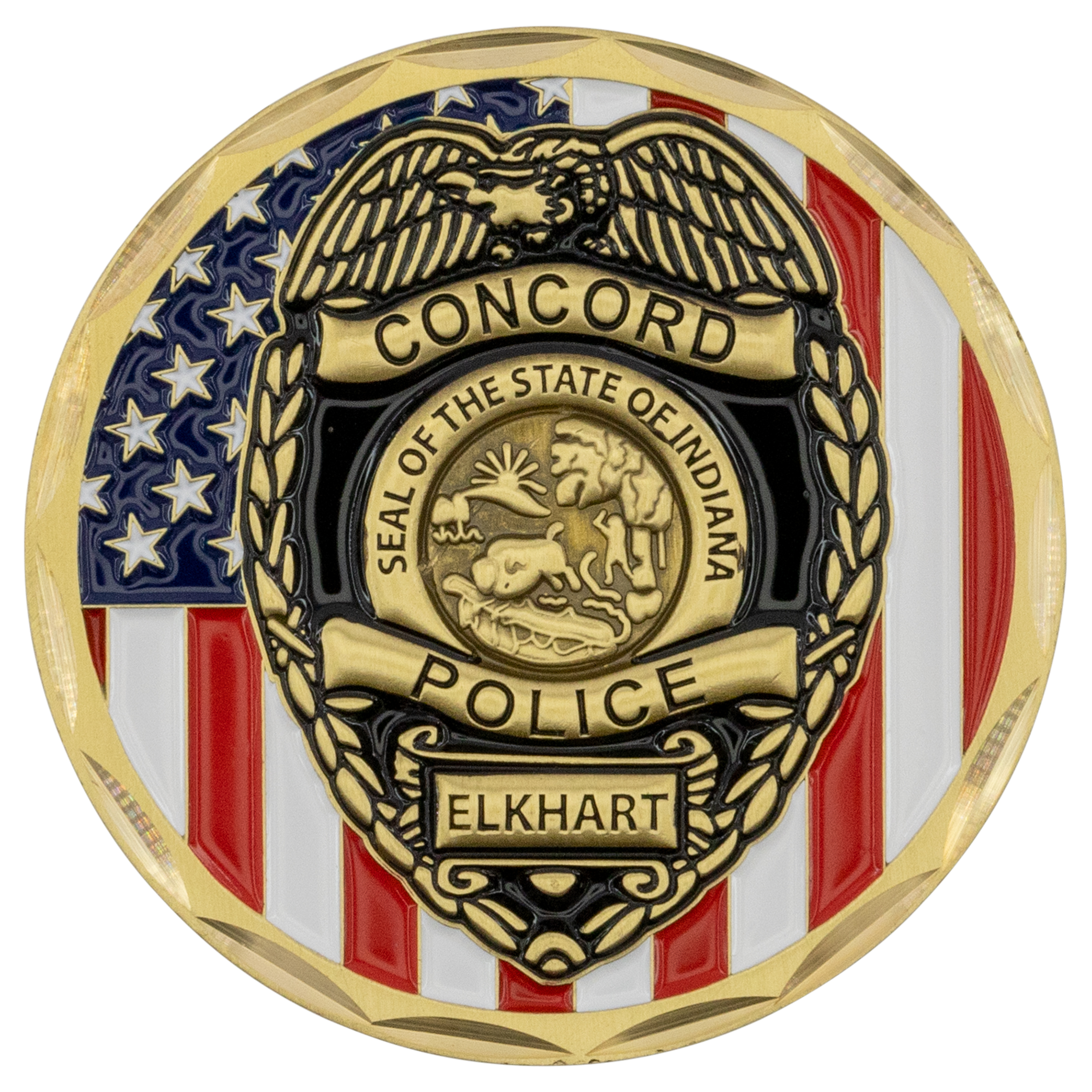 Die Struck Brass Challenge Coins (3D) 9