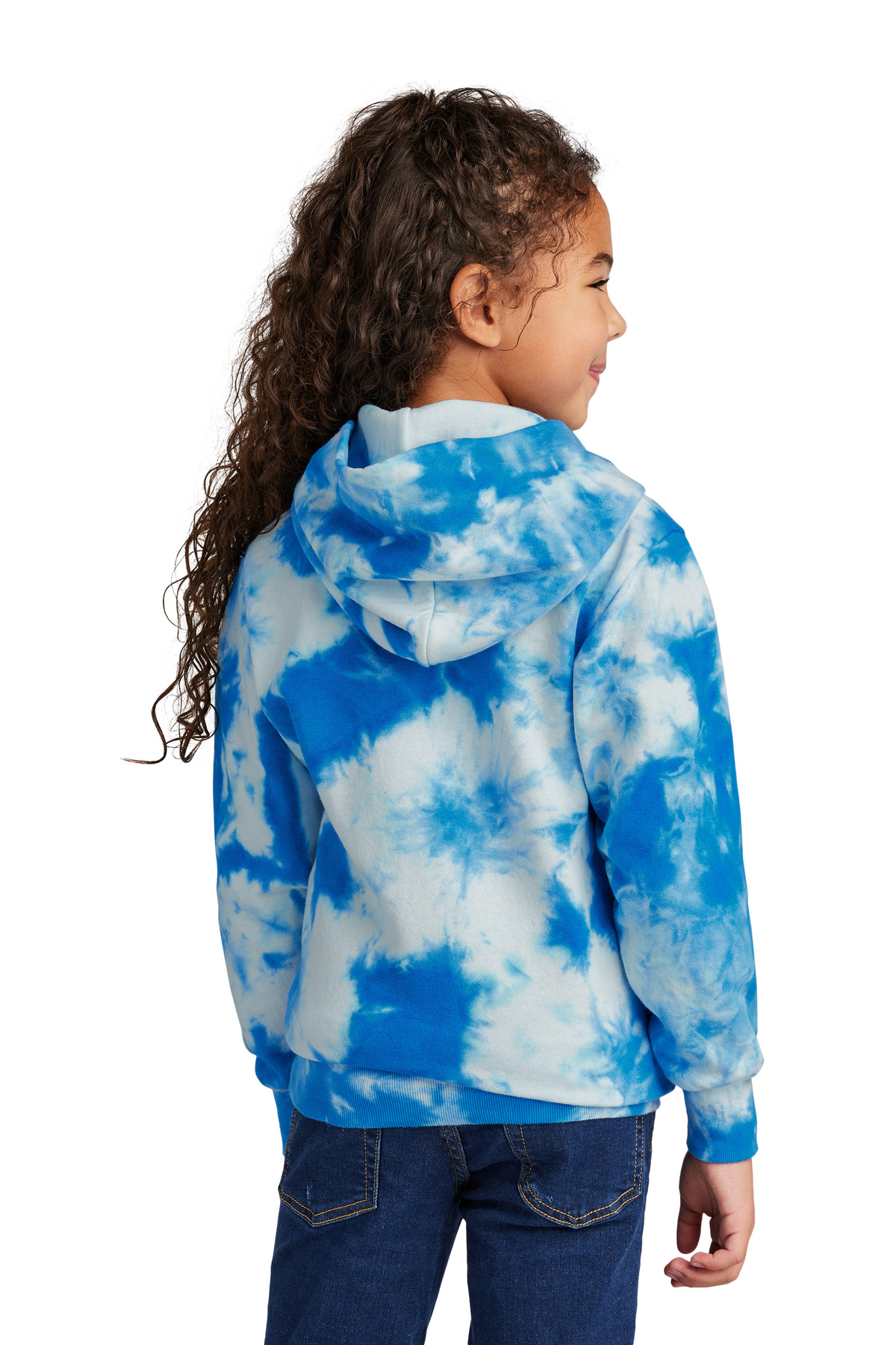 Port & Co Youth Crystal Tie-Dye Pullover Hoodie PC144Y 26