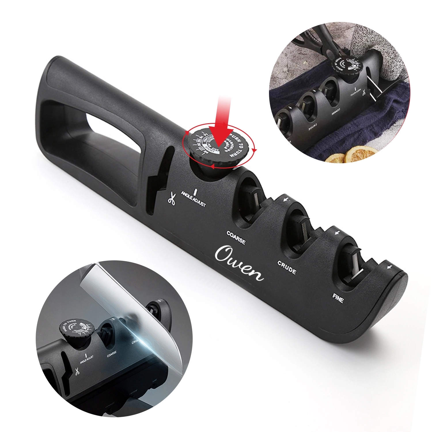 Manual Tungsten Steel Knife Sharpener 2
