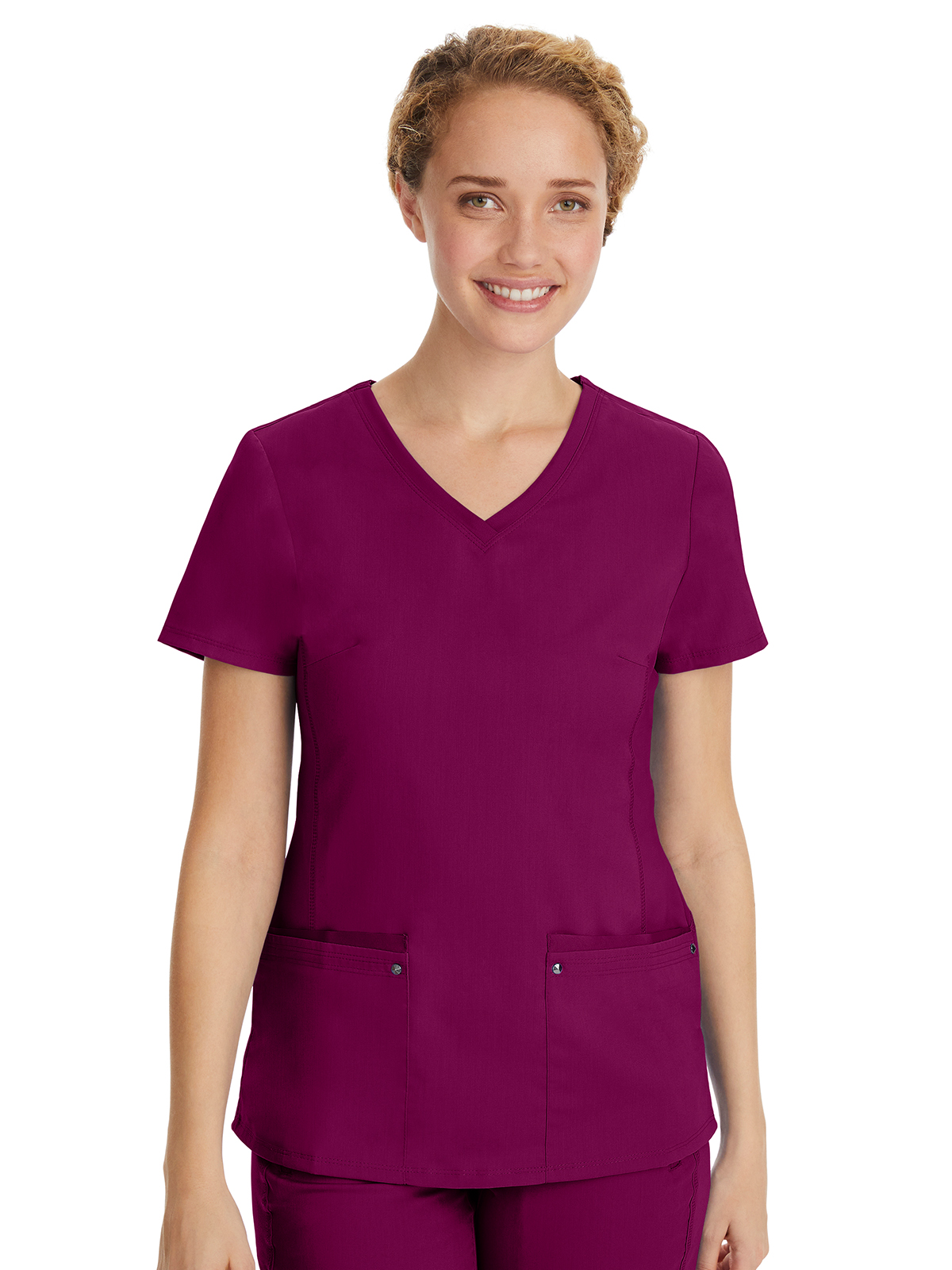 Healing Hands - HH Purple Label - Women's 2-Pocket Juliet Stylish V-Neck Top 11