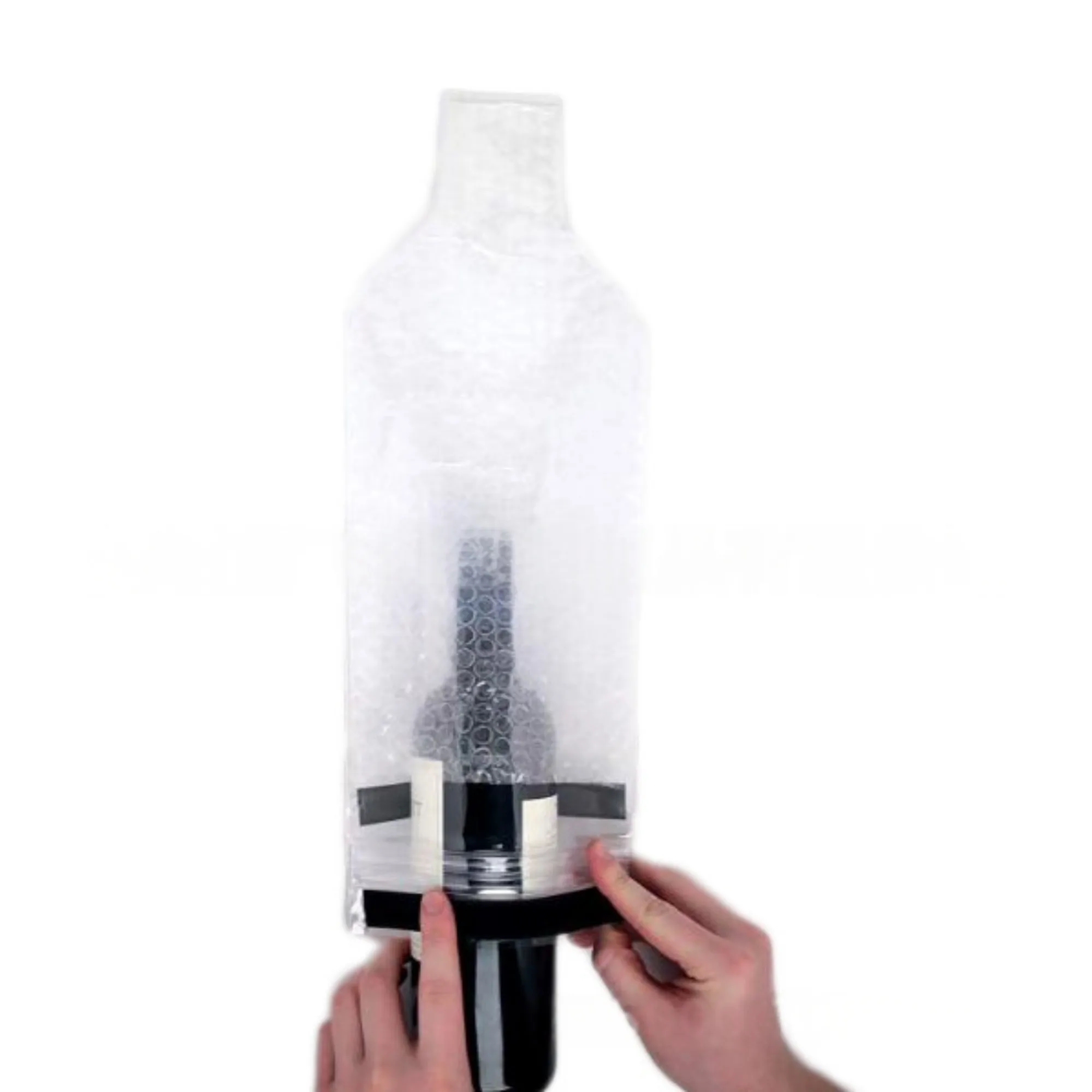 PVC reusable double wine protector 1