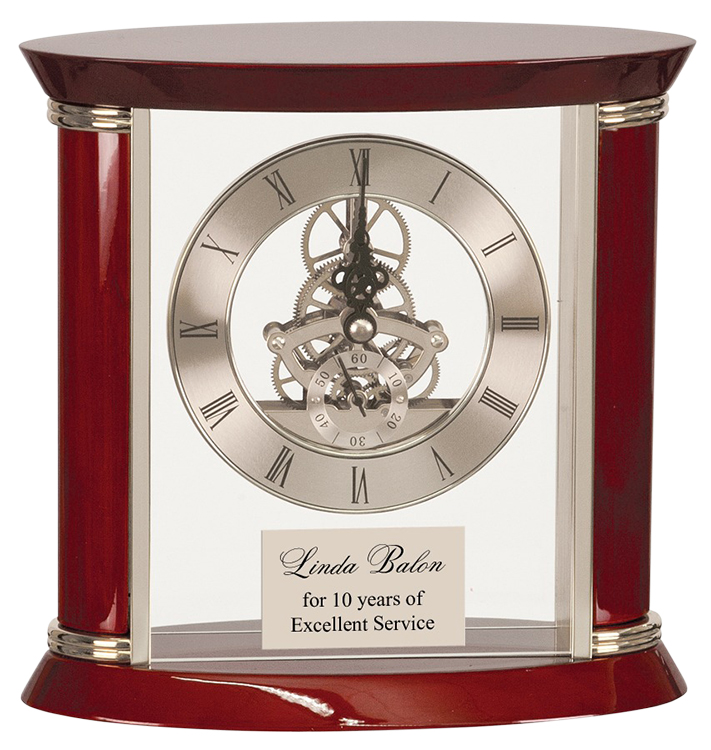 Alberta Executive Clock-Silver 2