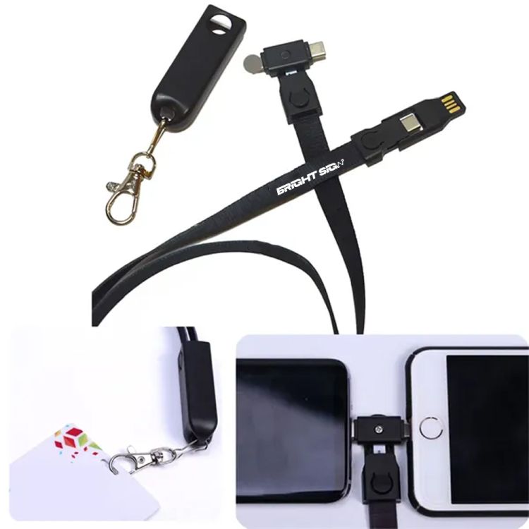 4-in-1 USB Charging Cable Lanyard 2