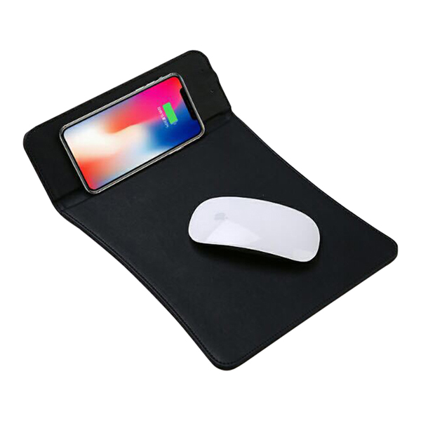 Qi Wireless Charger, Mouse Mat / Pad and Phone Stand PU 2