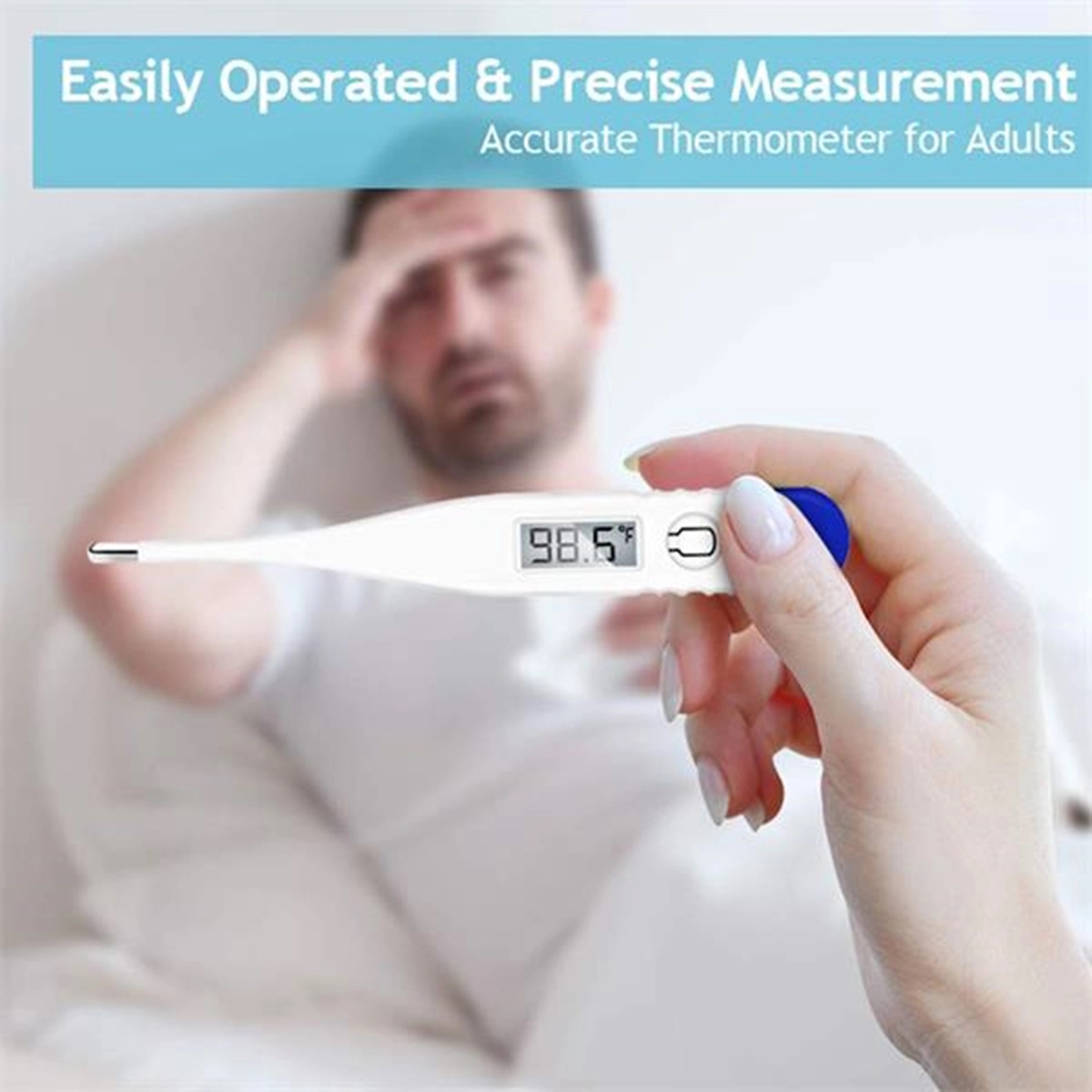 Waterproof Digital LCD Oral Baby Thermometer 2