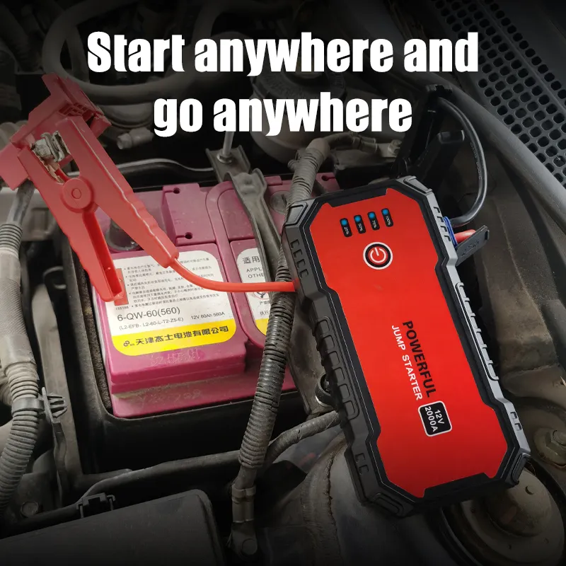 Multifunctional Mobile Power Supply 12V Car Jump Starter 4