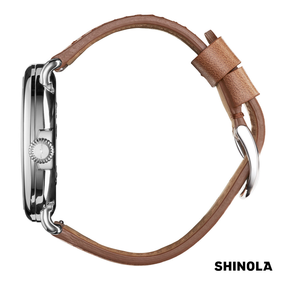 Shinola® Runwell Watch - Stone Blue/Tan 6
