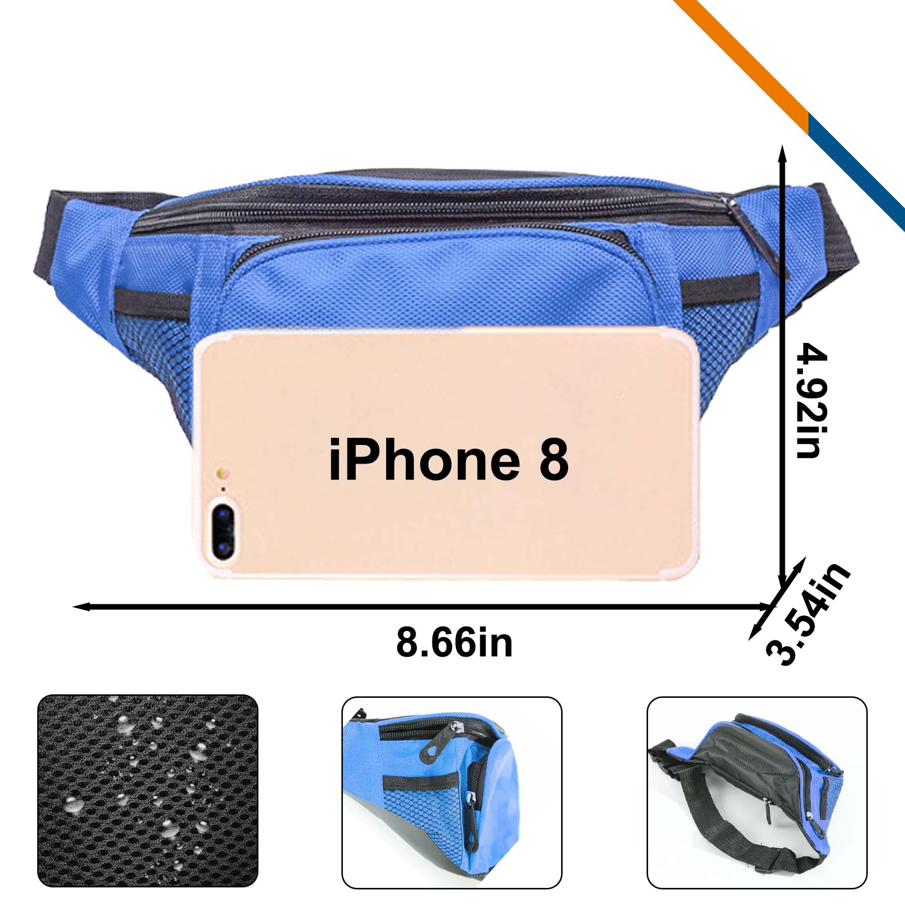 Tatum Nylon Fanny Pack 6