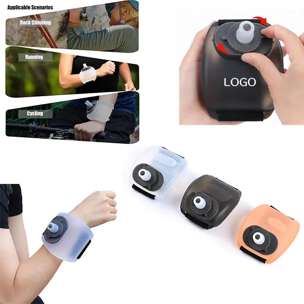 7-Ounce Wrist Water Bottle - Twist Cap & Spout Design 5