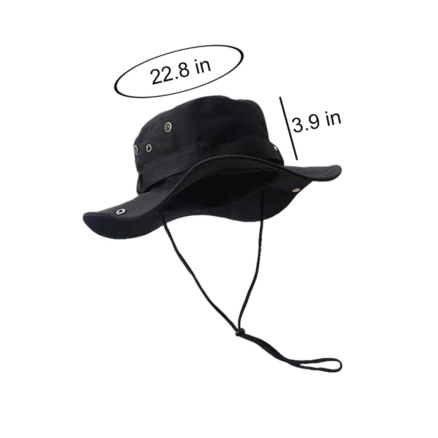 Adjustable Breathable Wide Brim Polyester Sun Hat 8