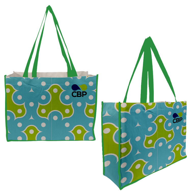 Full Side Gusset Vibrant Cotton Tote, custom tote bag with logo imprint 8