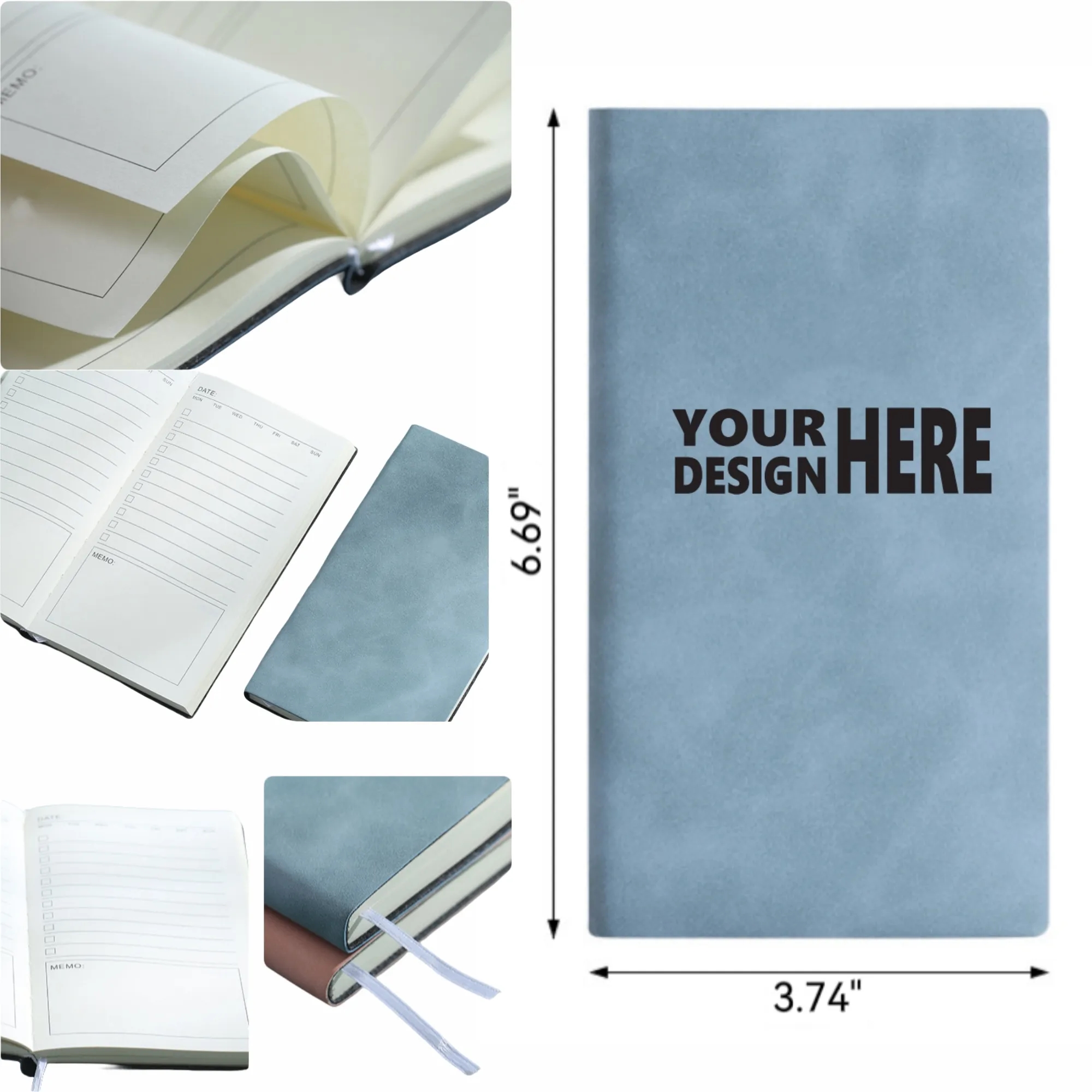 A6 Efficiency Notebook, Custom Logo, Daily Planner 5