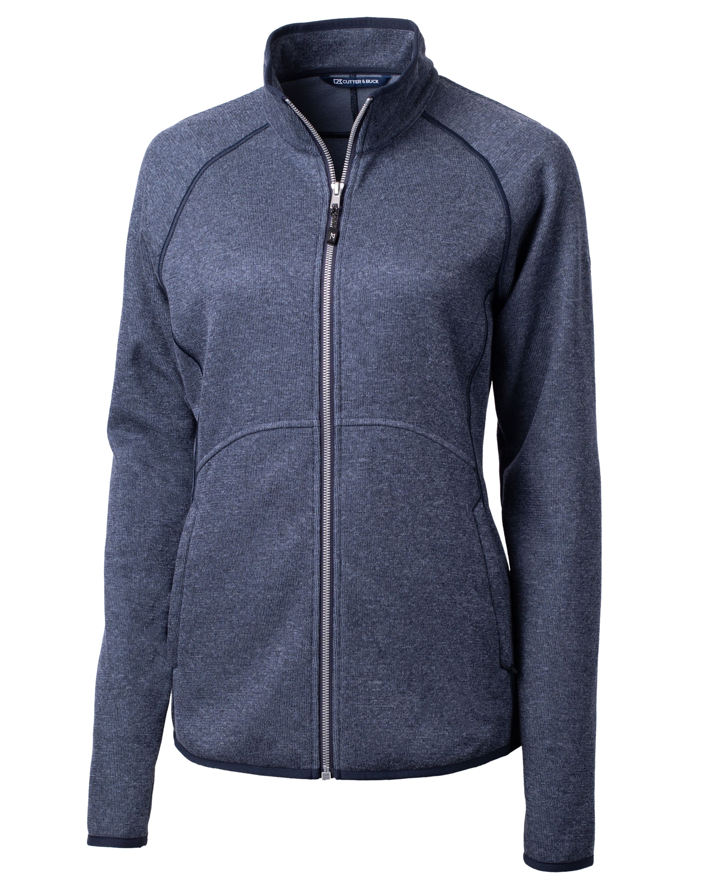 Cutter & Buck Mainsail Sweater-Knit Womens Full Zip Jacket 45