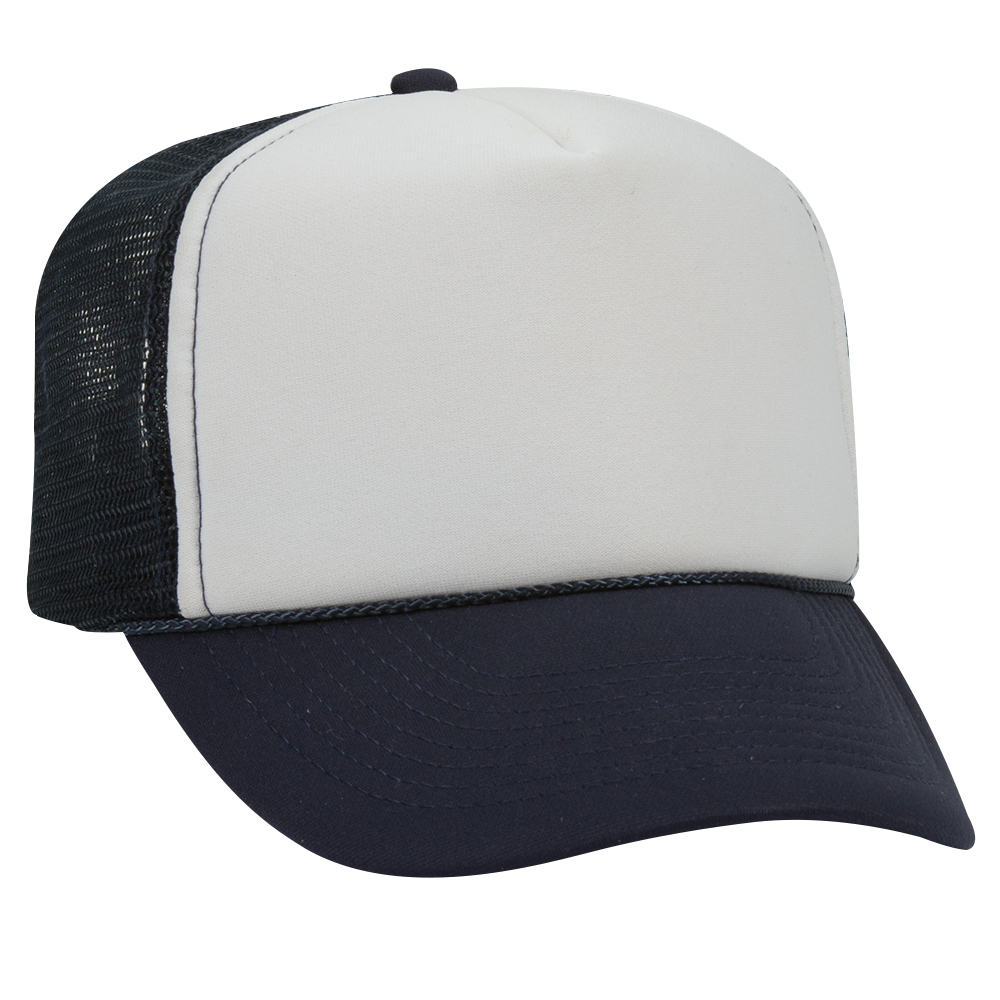 OTTO CAP® 5 Panel Mid Profile Mesh Back Trucker Hat 2