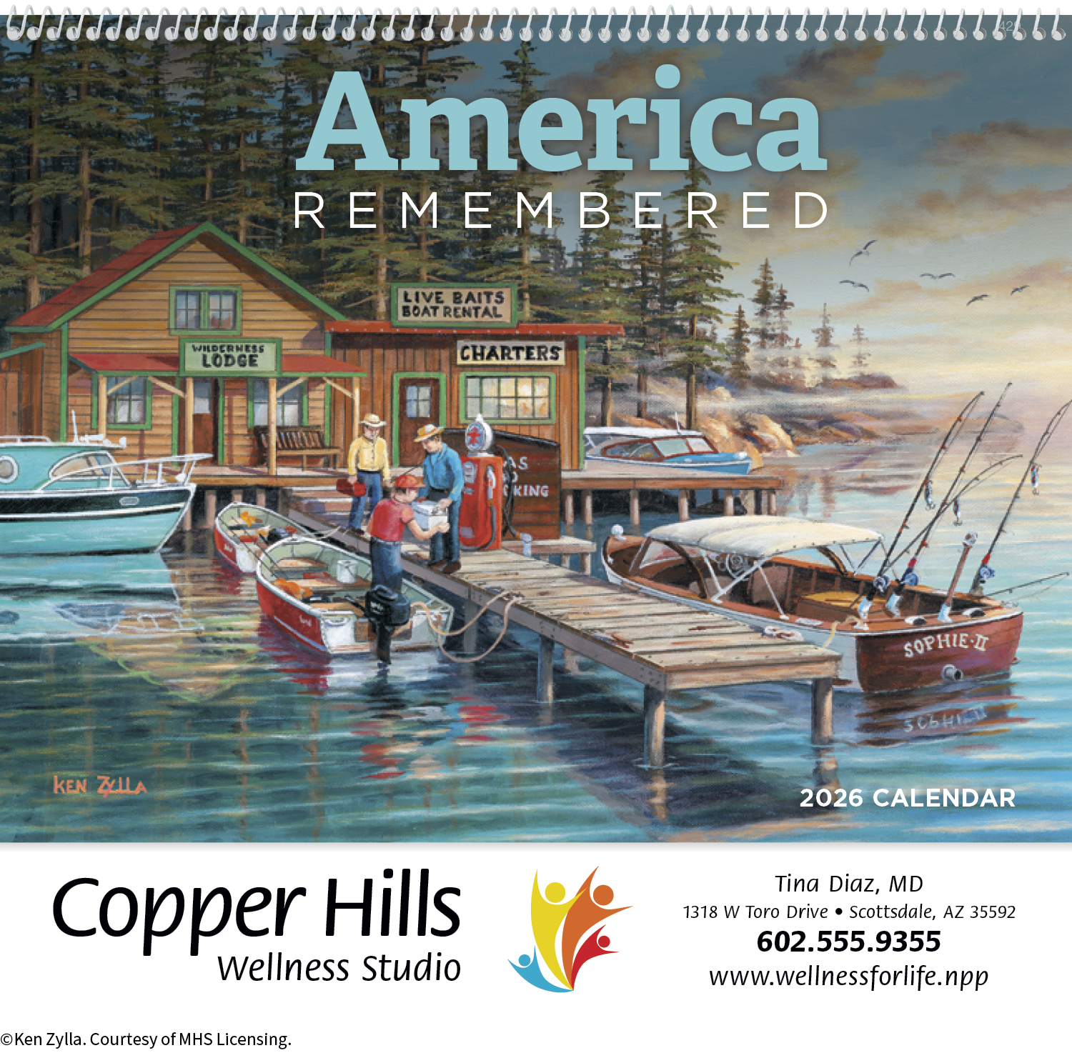 HotLine® Products America Remembered Appointment Calendar - Spiral 27