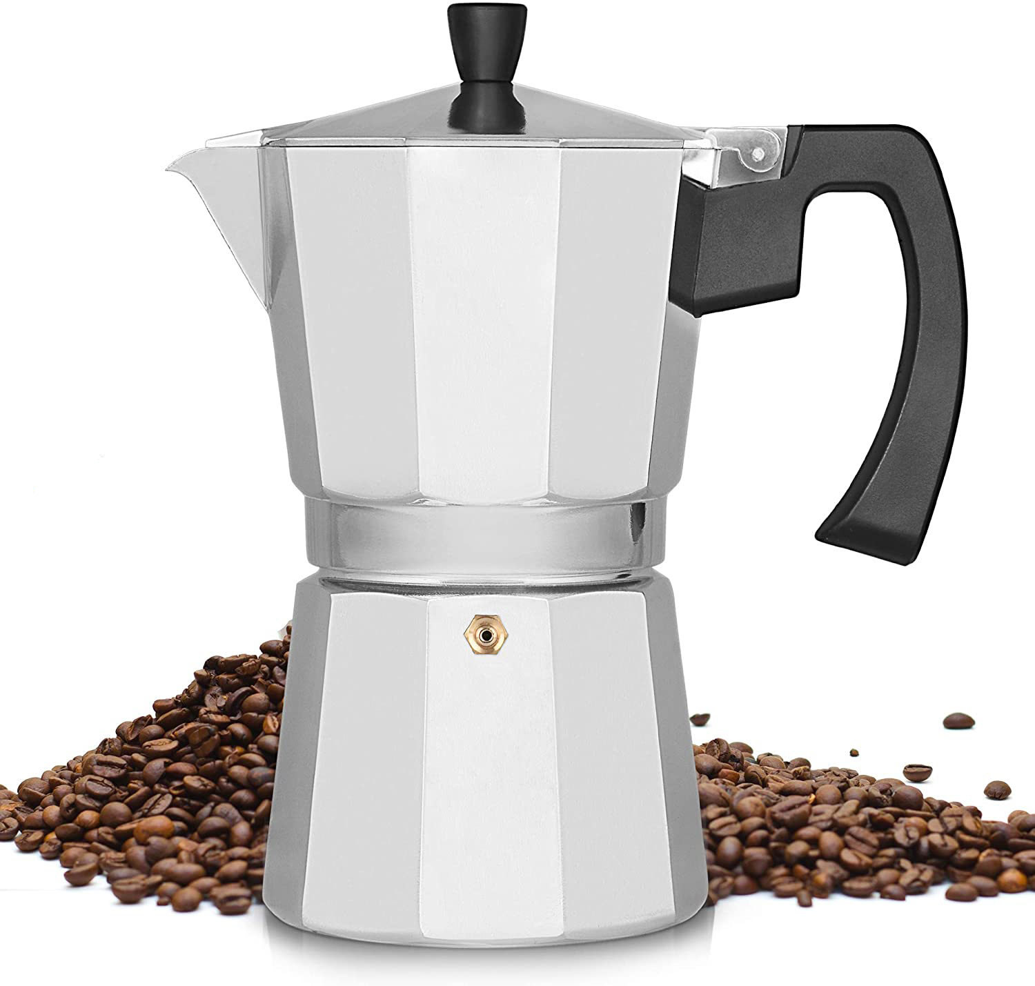 Classic Style 12 Espresso Cup Moka Pot Makes Delicious Coffee Easy to Operate Quick Cleanup Pot 7