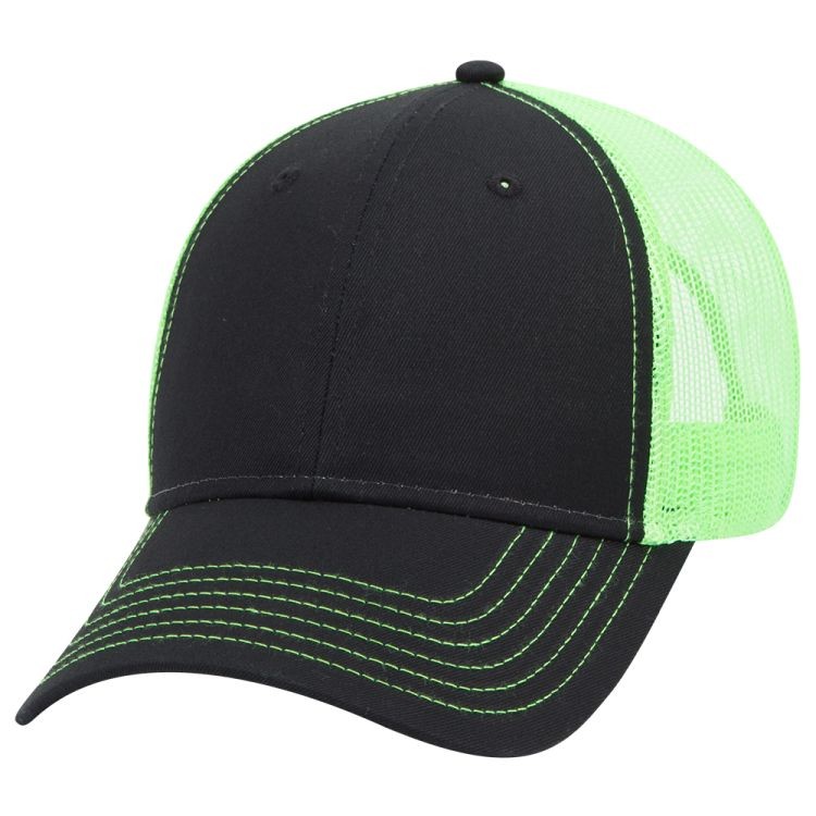 OTTO CAP® 6 Panel Low Profile Mesh Back Trucker Hat 66