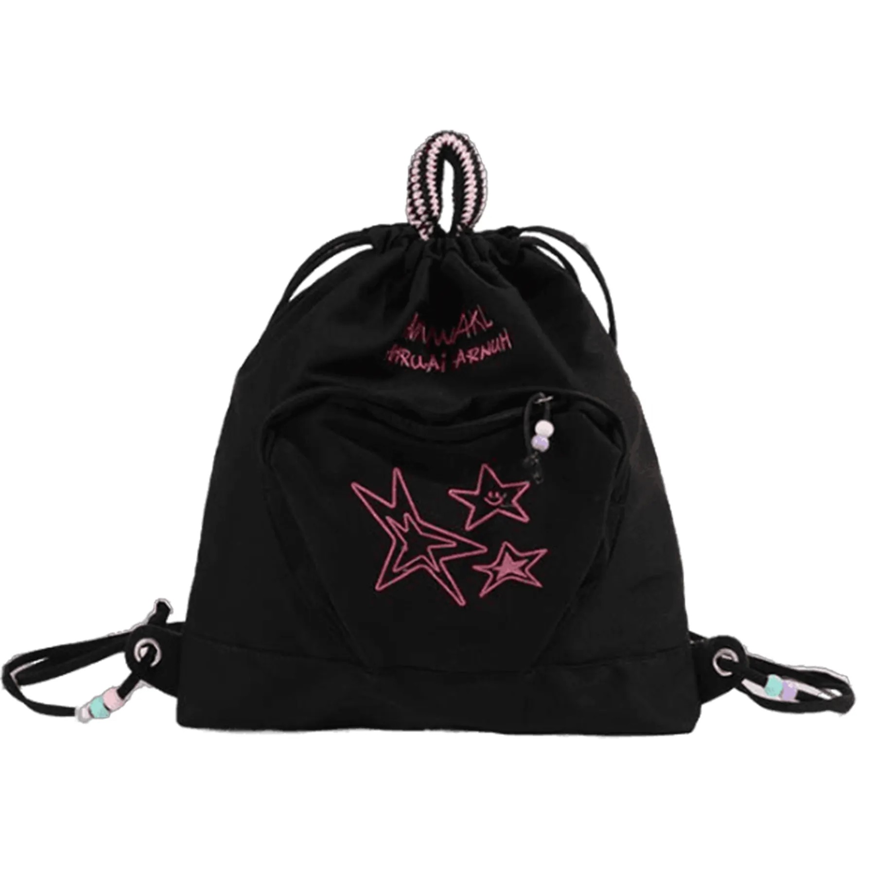 15.35X1.97X17.32 Inch Terylene Drawstring Backpack 2
